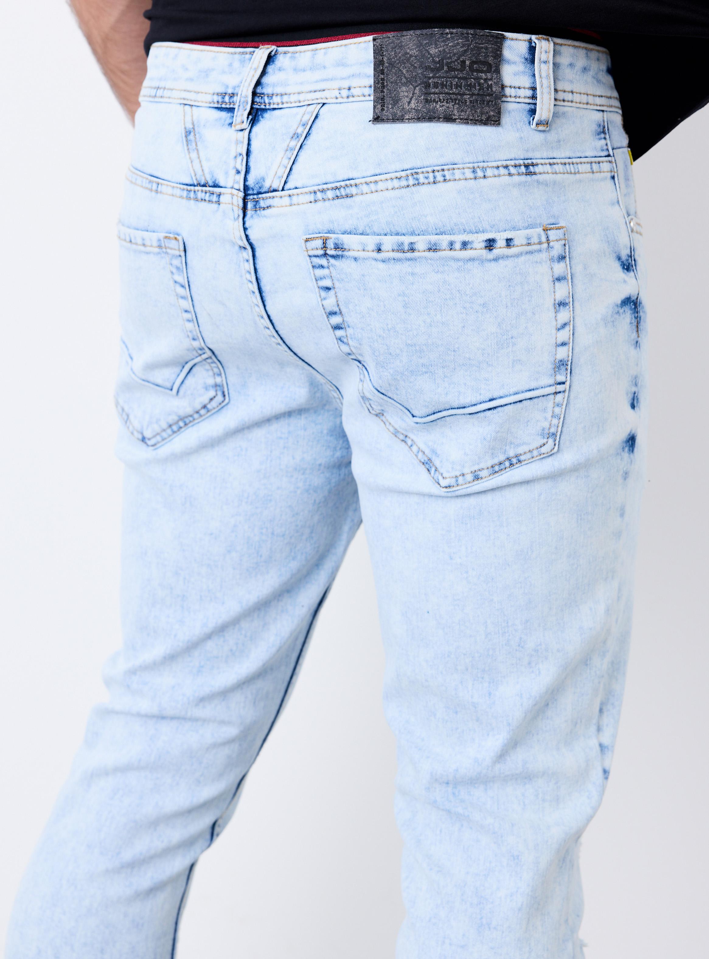 Jeans Skinny Gravillado con Roturas-3