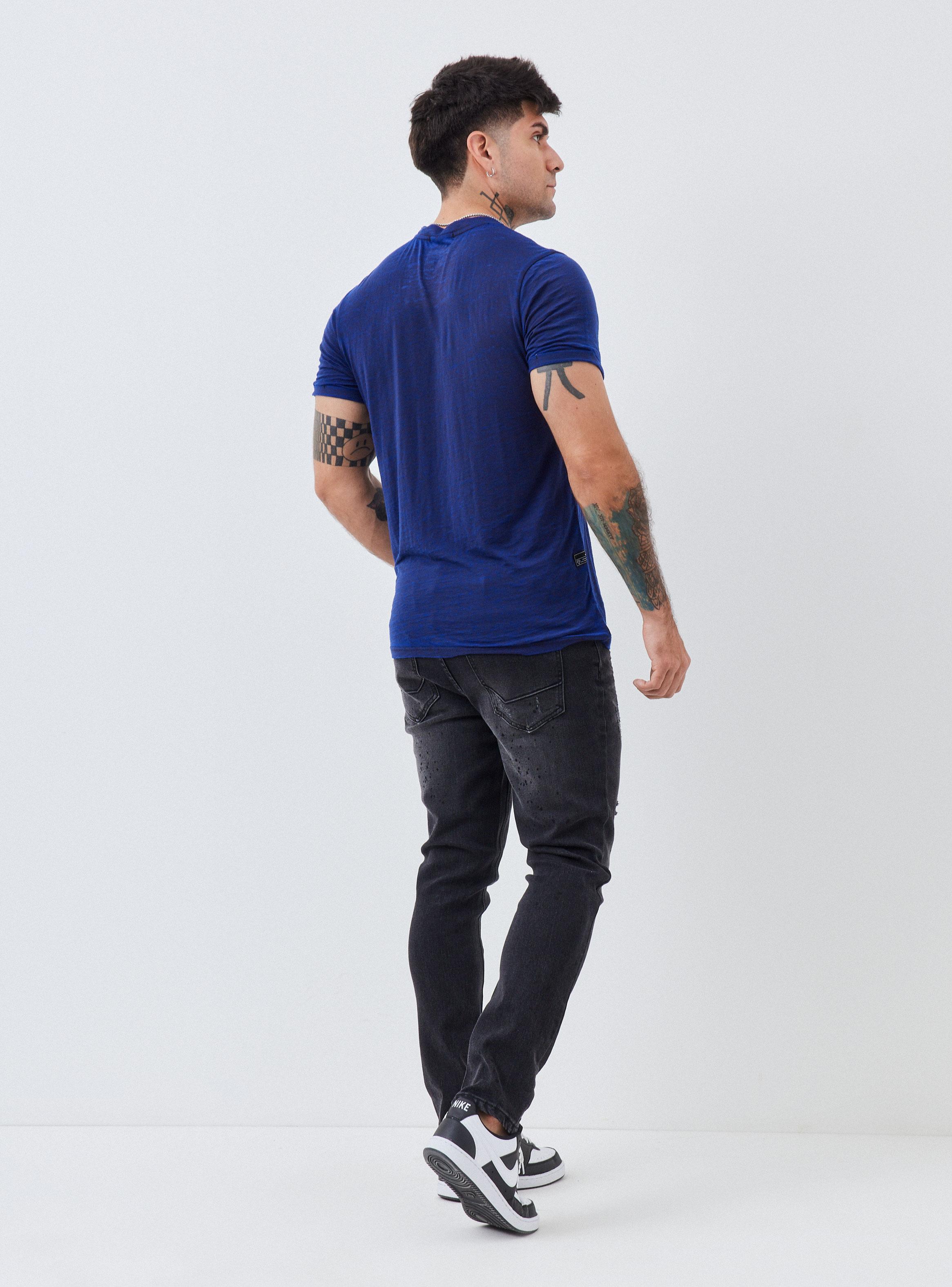 Jeans Roturas Manchas de Pintura Skinny Fit-5