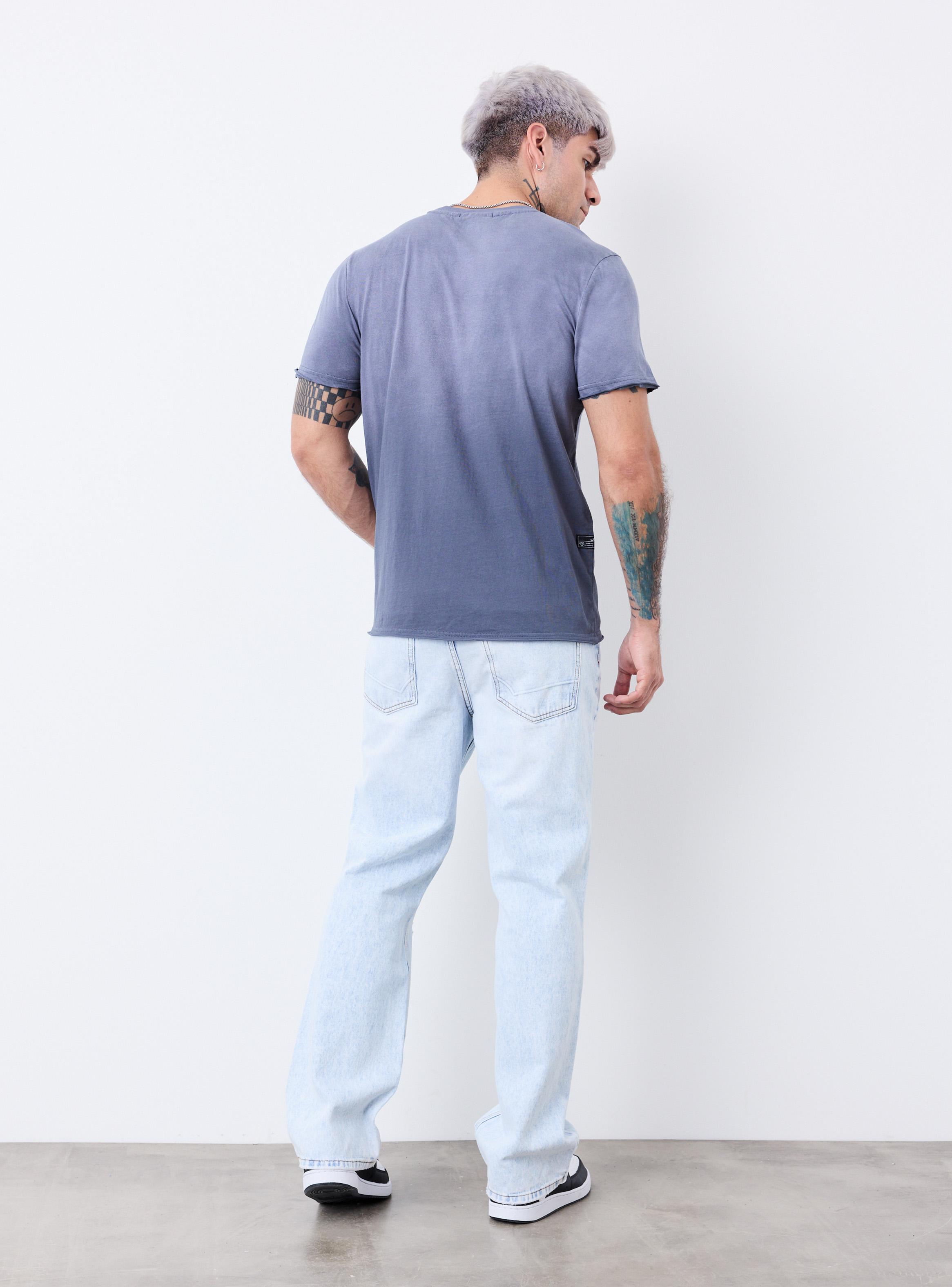 Jeans Relaxed Claro con Roturas-5