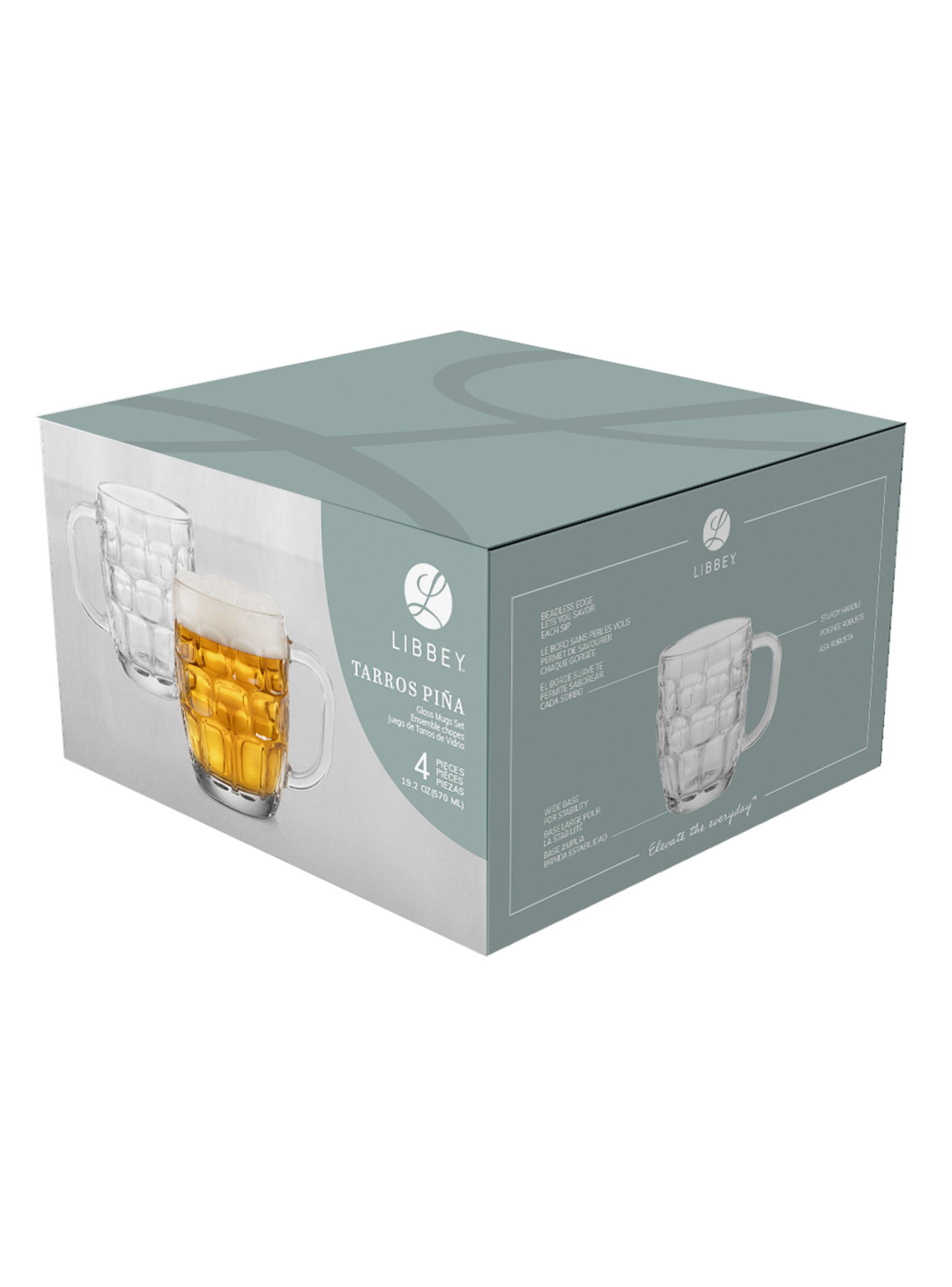Set de 4 Vasos Tarro Pina 570 ml-3