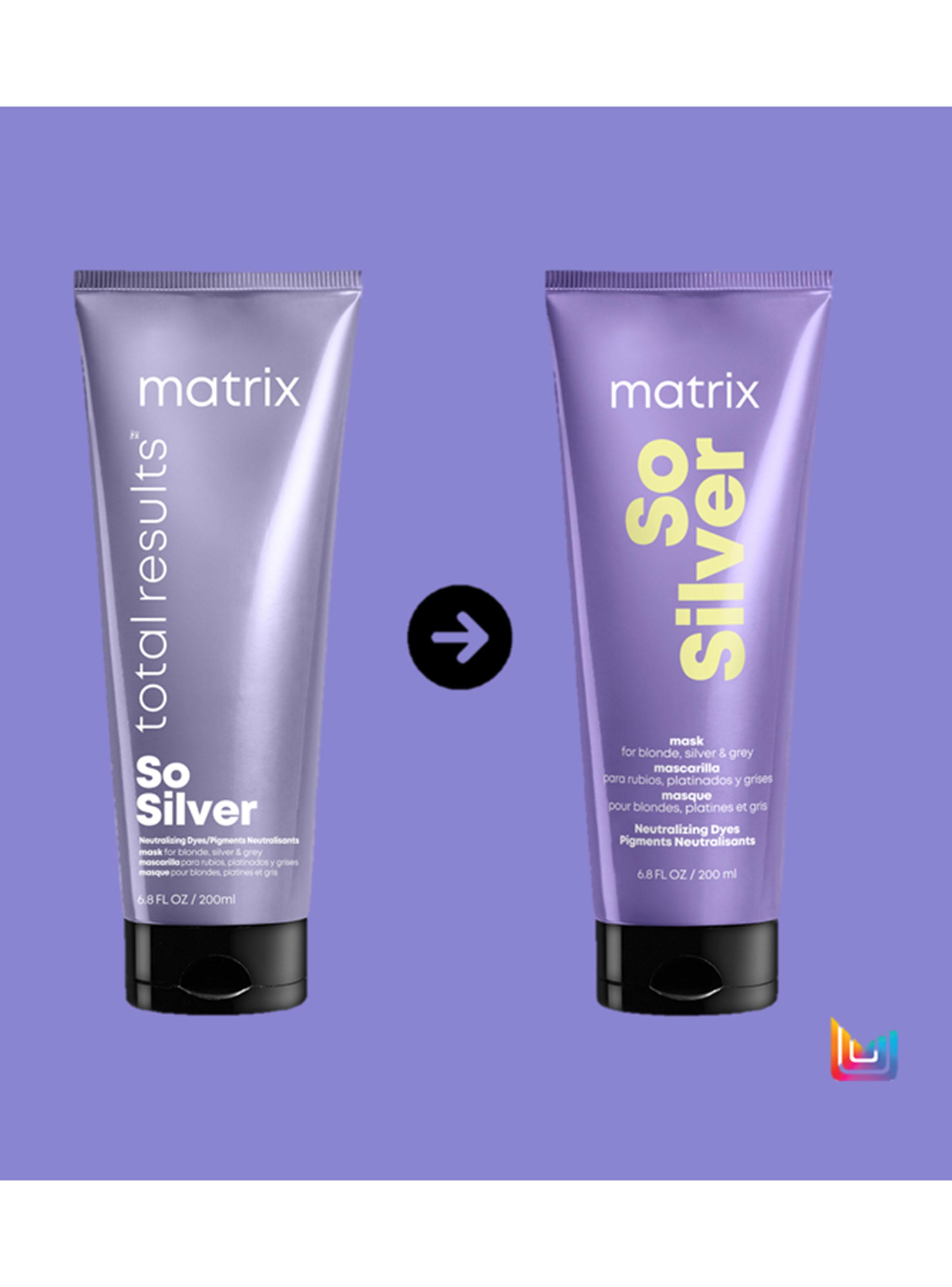 Máscara Matizadora Violeta Cabello Rubio y Gris con Color So Silver 200ml-2