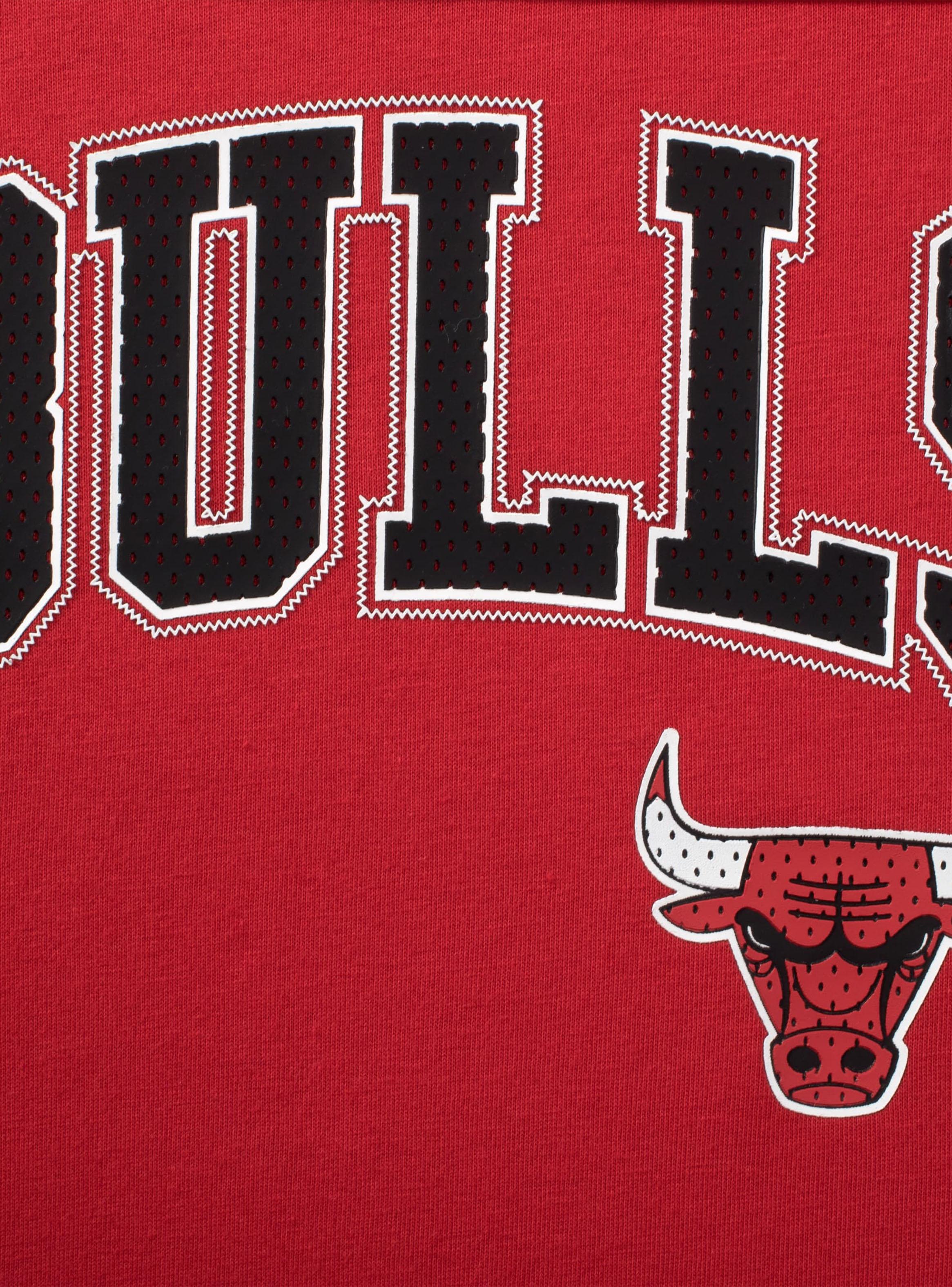 Camiseta Loose Fit Estampado Logo Chicago Bulls-2