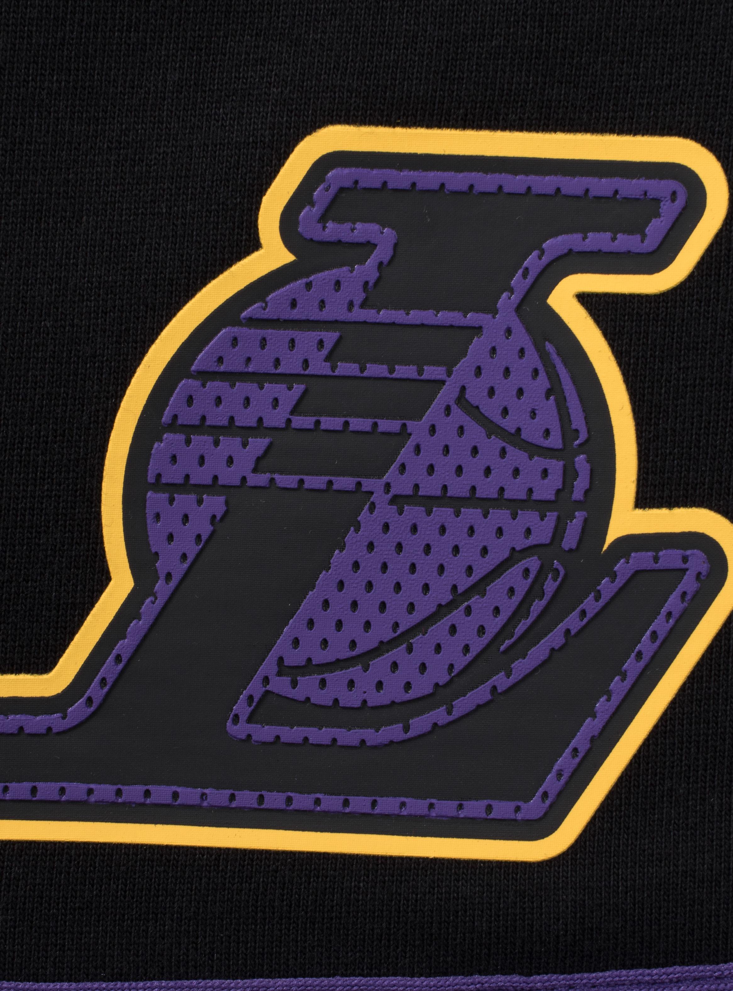 Short Regular Fit con Malla y Logo Lateral Lakers-2