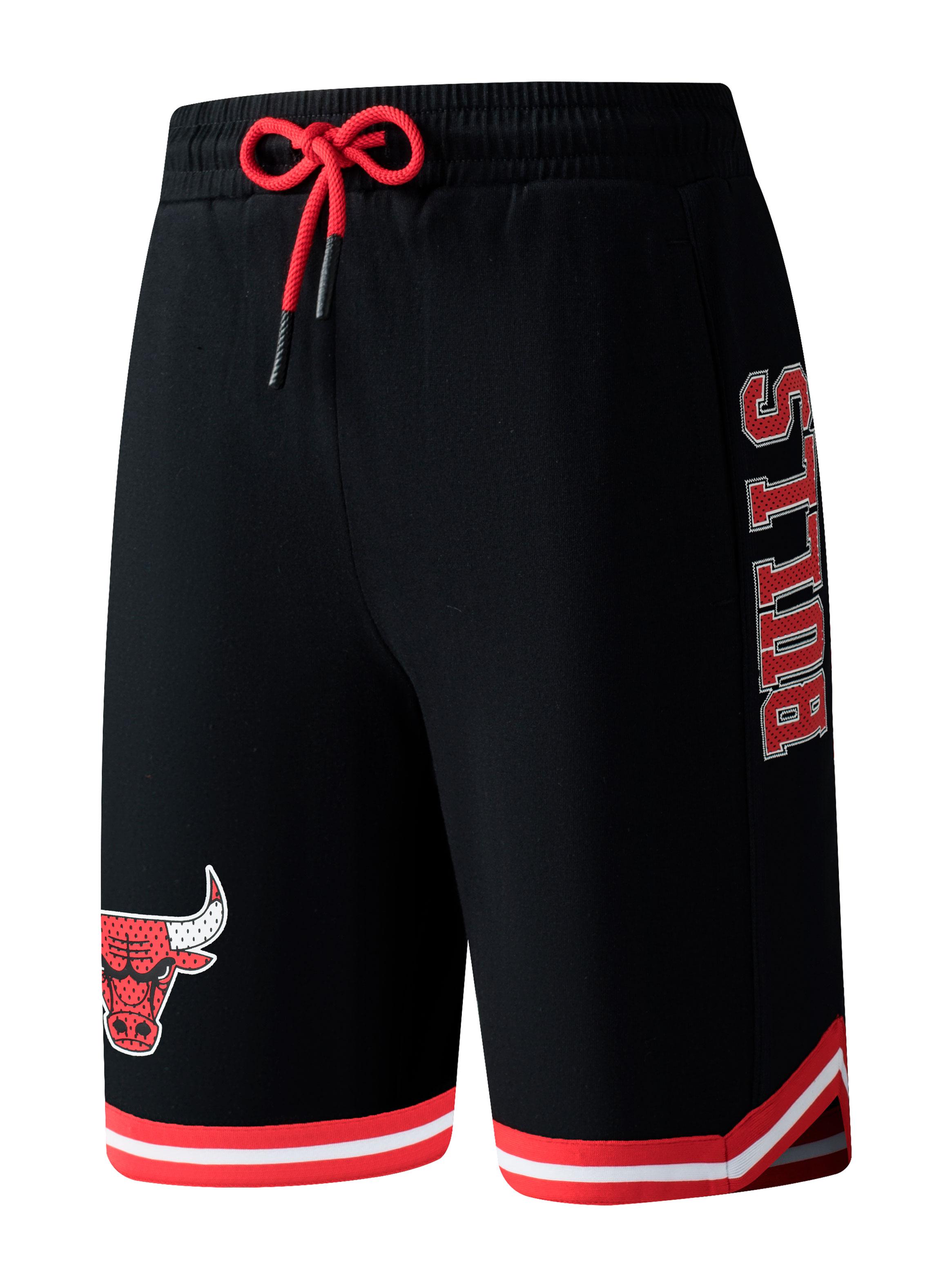 Short Regular Fit con Malla y Logo Lateral Chicago Bulls-0