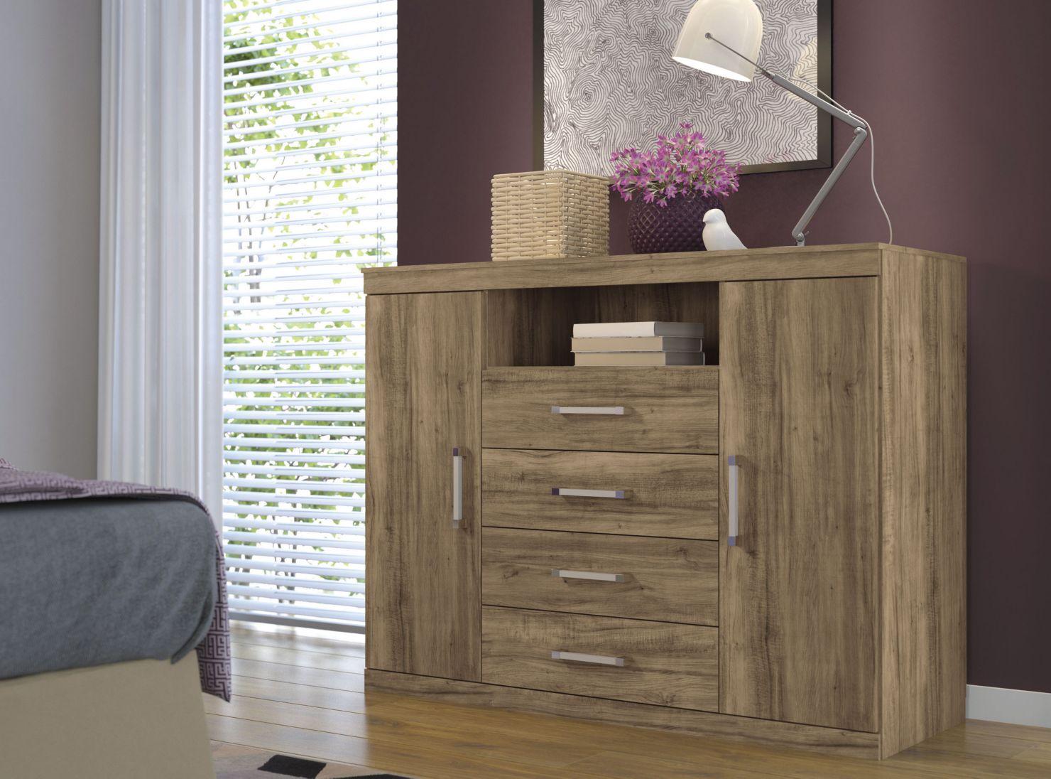 Cómoda Havana Master 2P 4C Café Claro-1