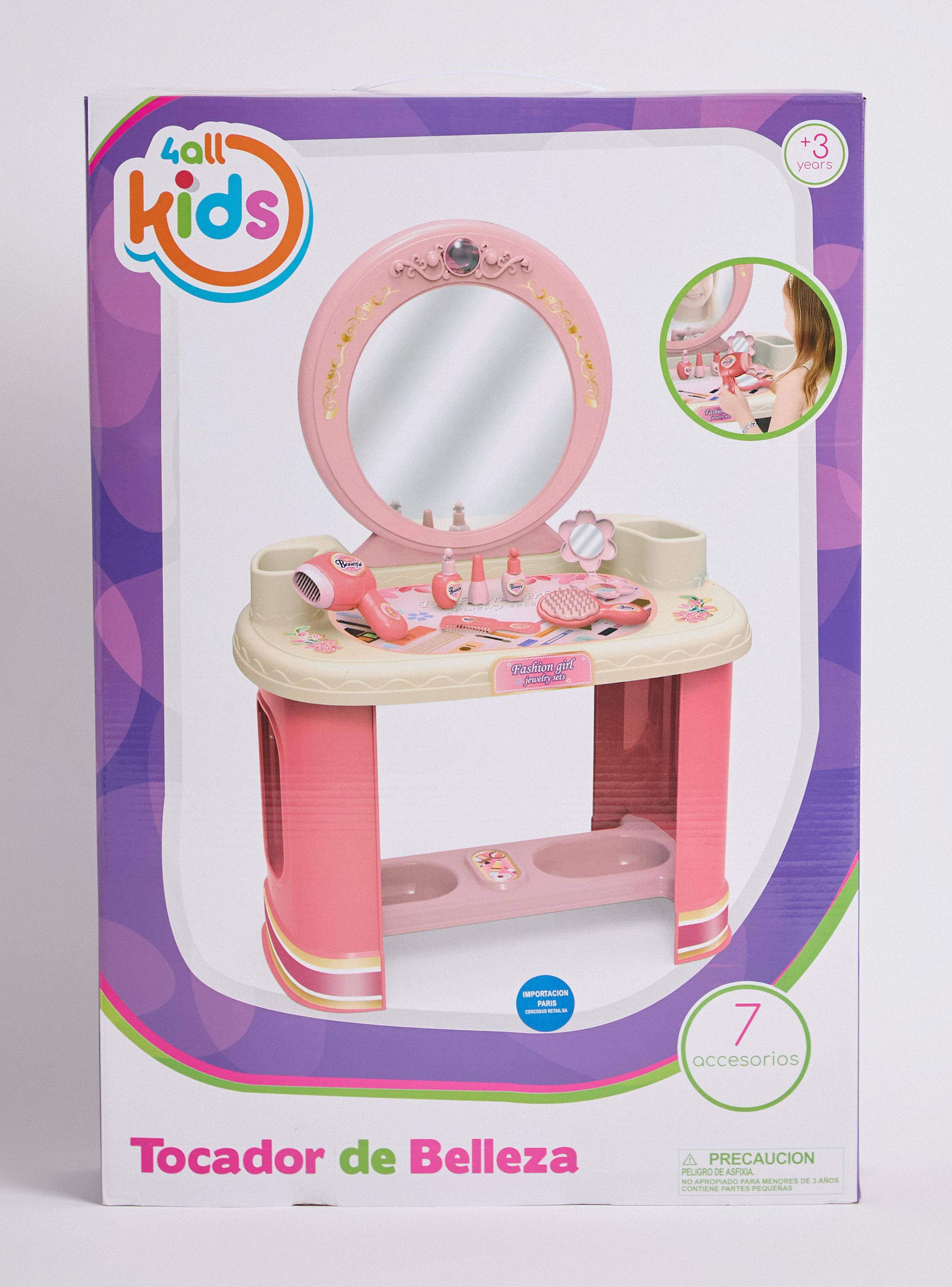 Set de Belleza + Tocador Rosado-2