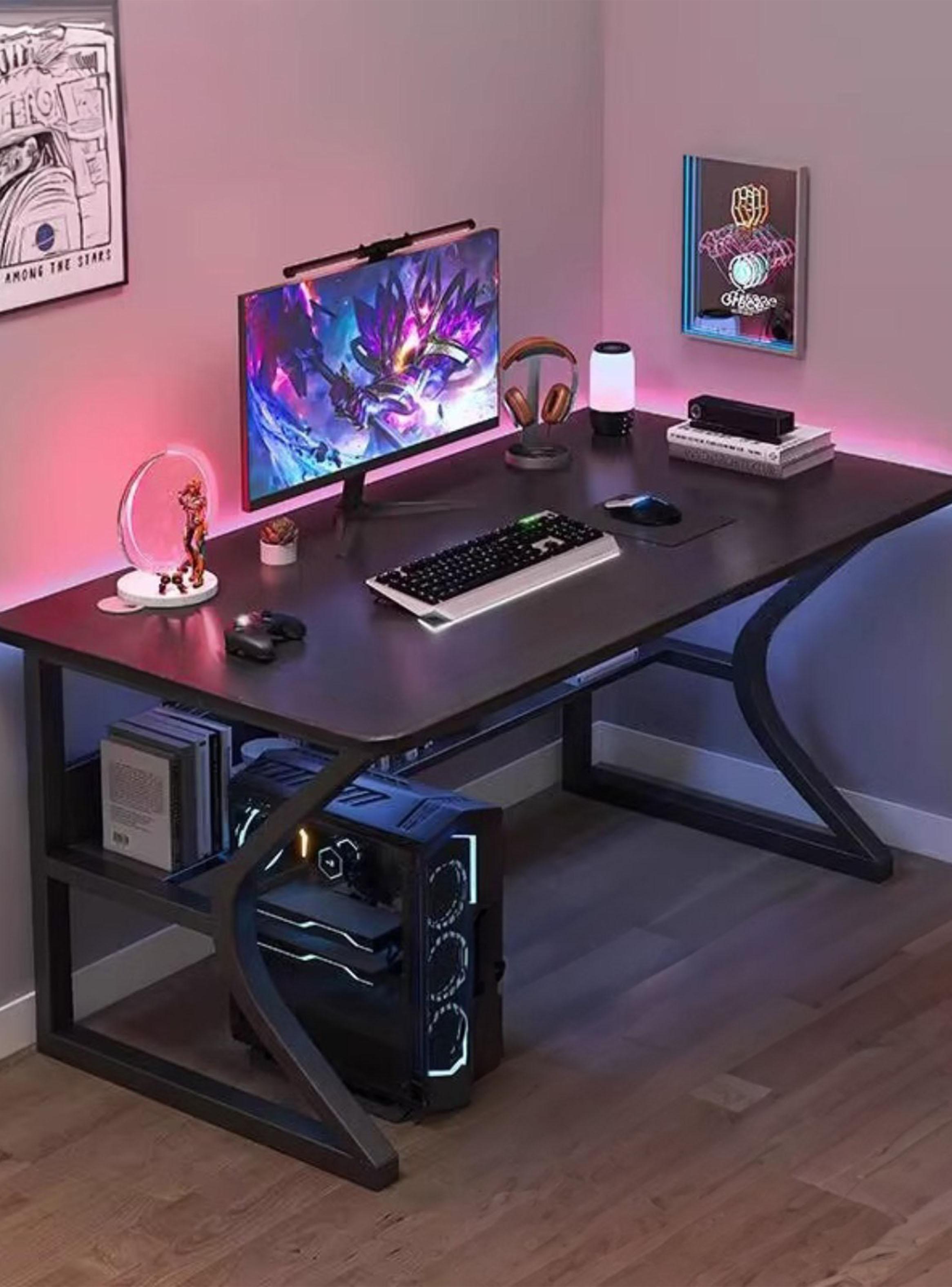 Escritorio Gamer Metal Negro-3