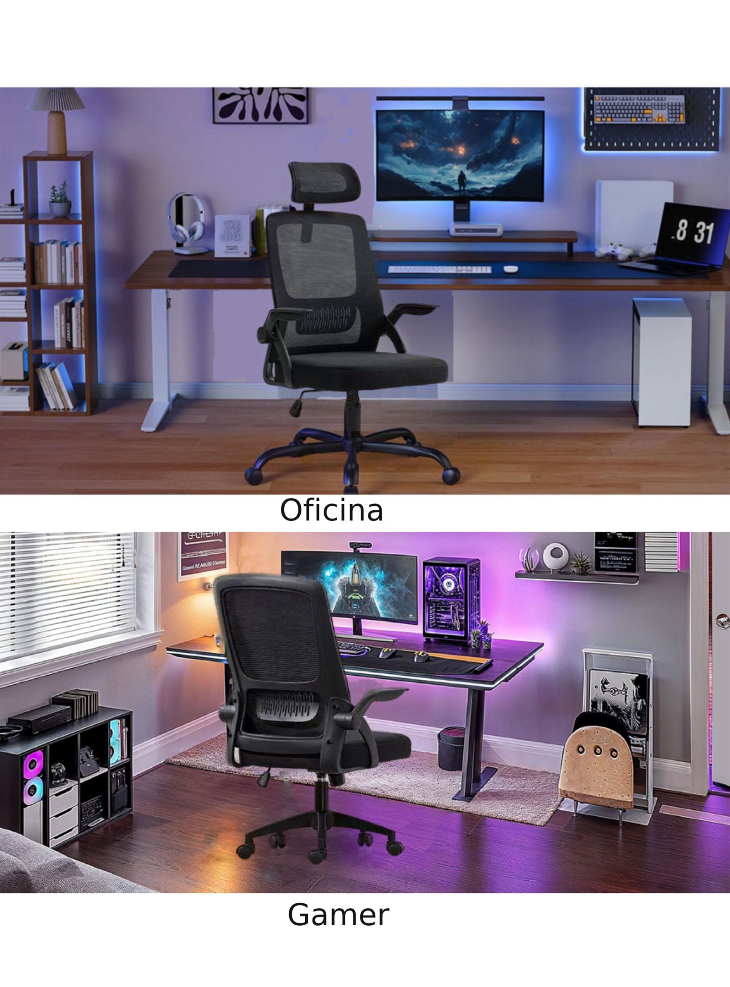 Silla de Escritorio Ergonómica Negra 24 Hr-4