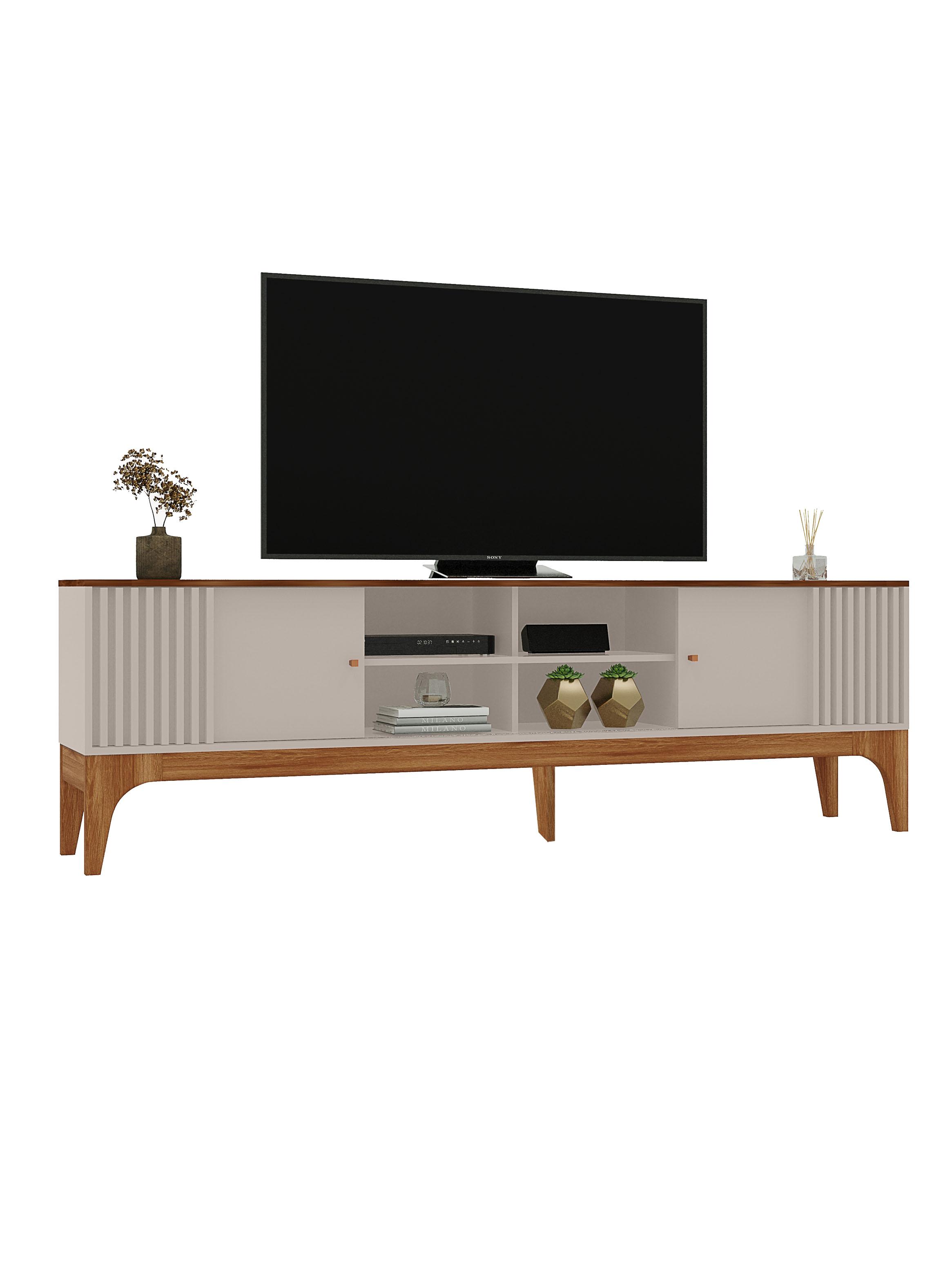 Rack TV 100" Florencia Blanco Marfil-2