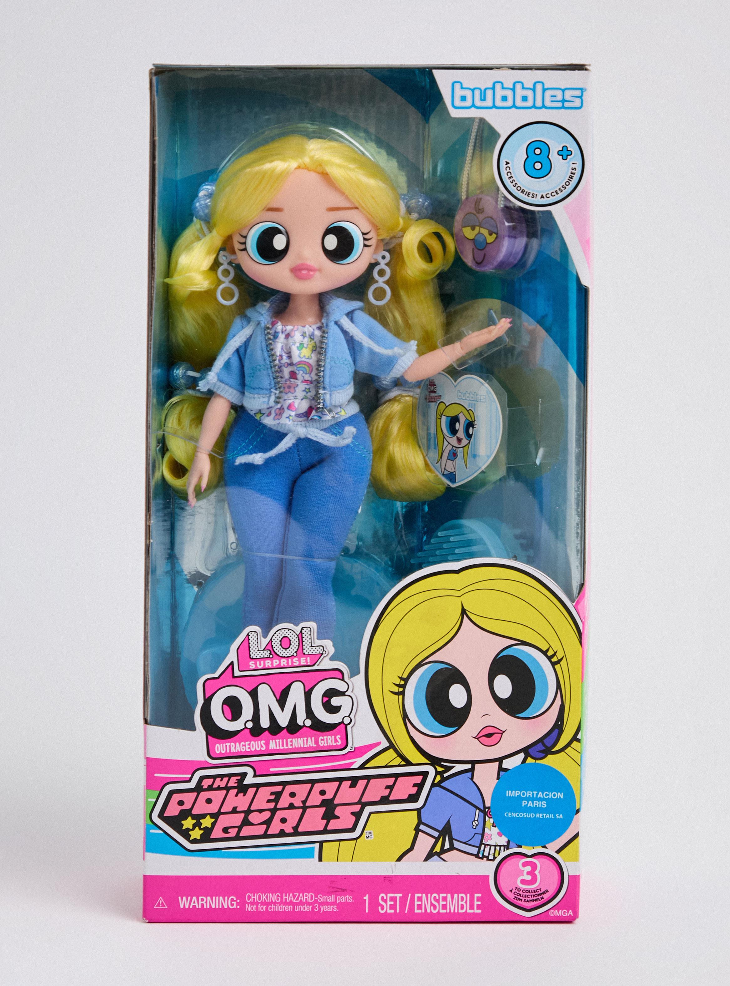 Muñeca Sorpresa OMG Bubbles de las Chicas Superpoderosas-2