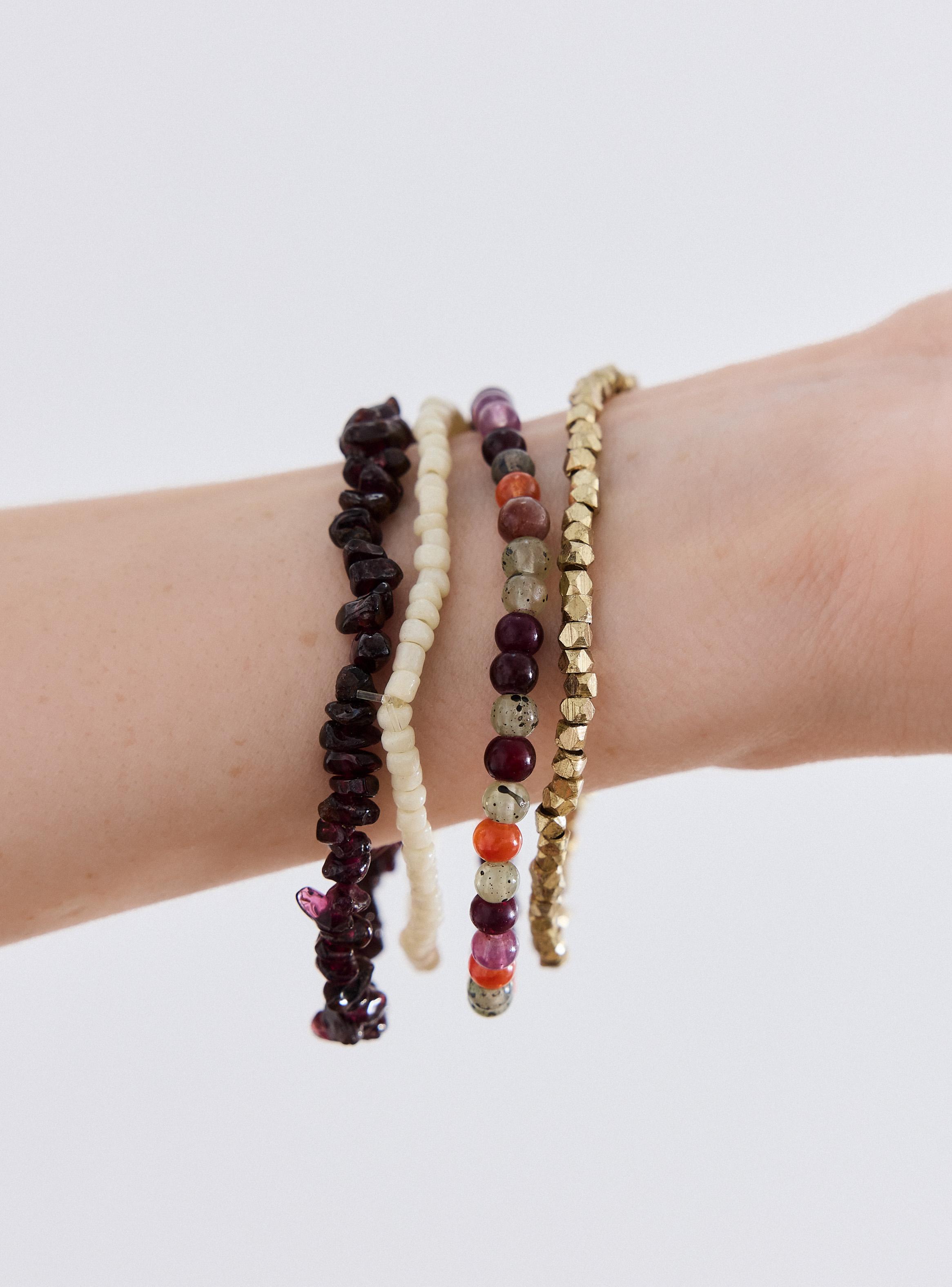 Pulsera Mix Piedras y Mostacillas-3