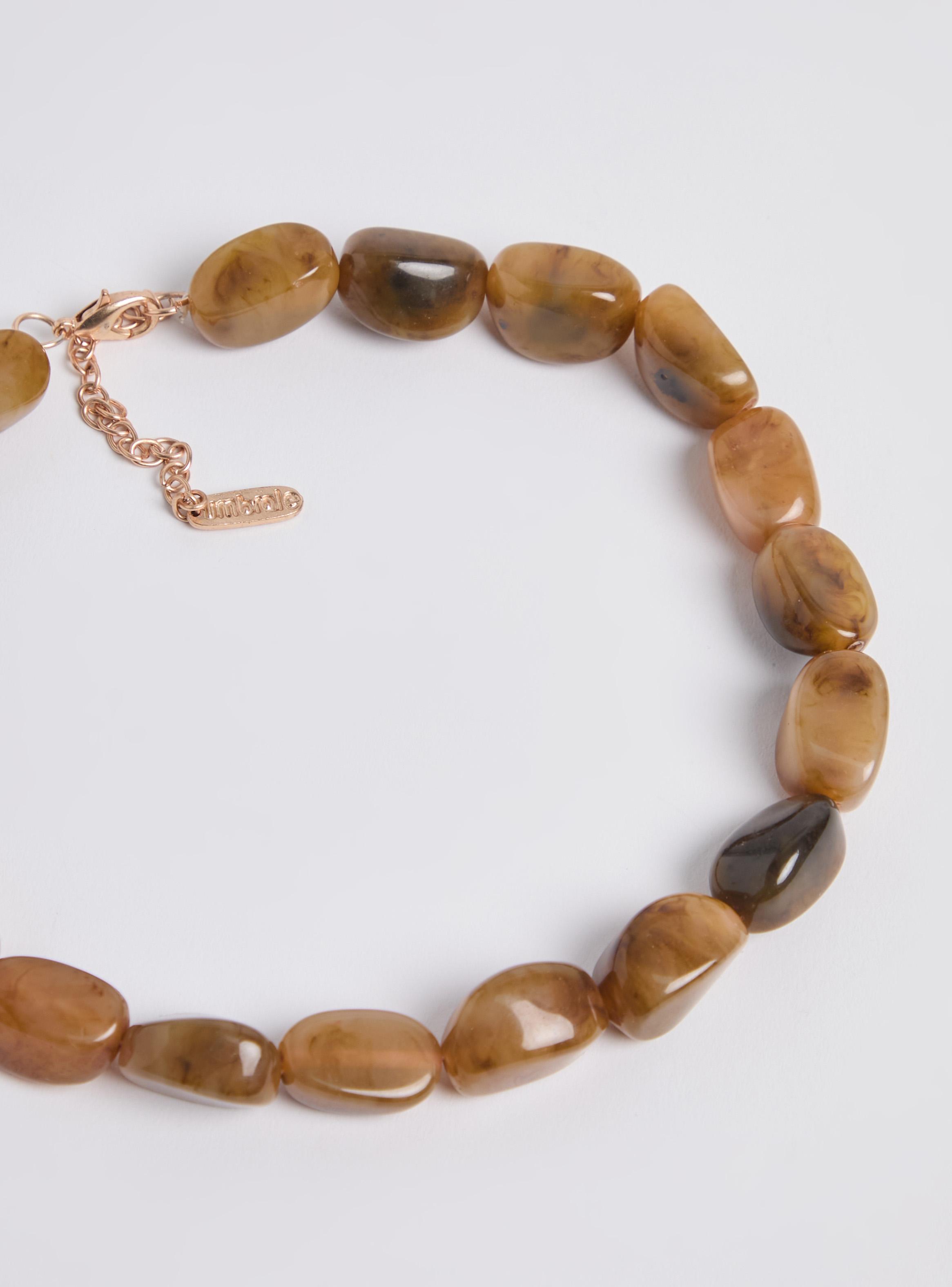 Collar Resina Forma de Piedras-3