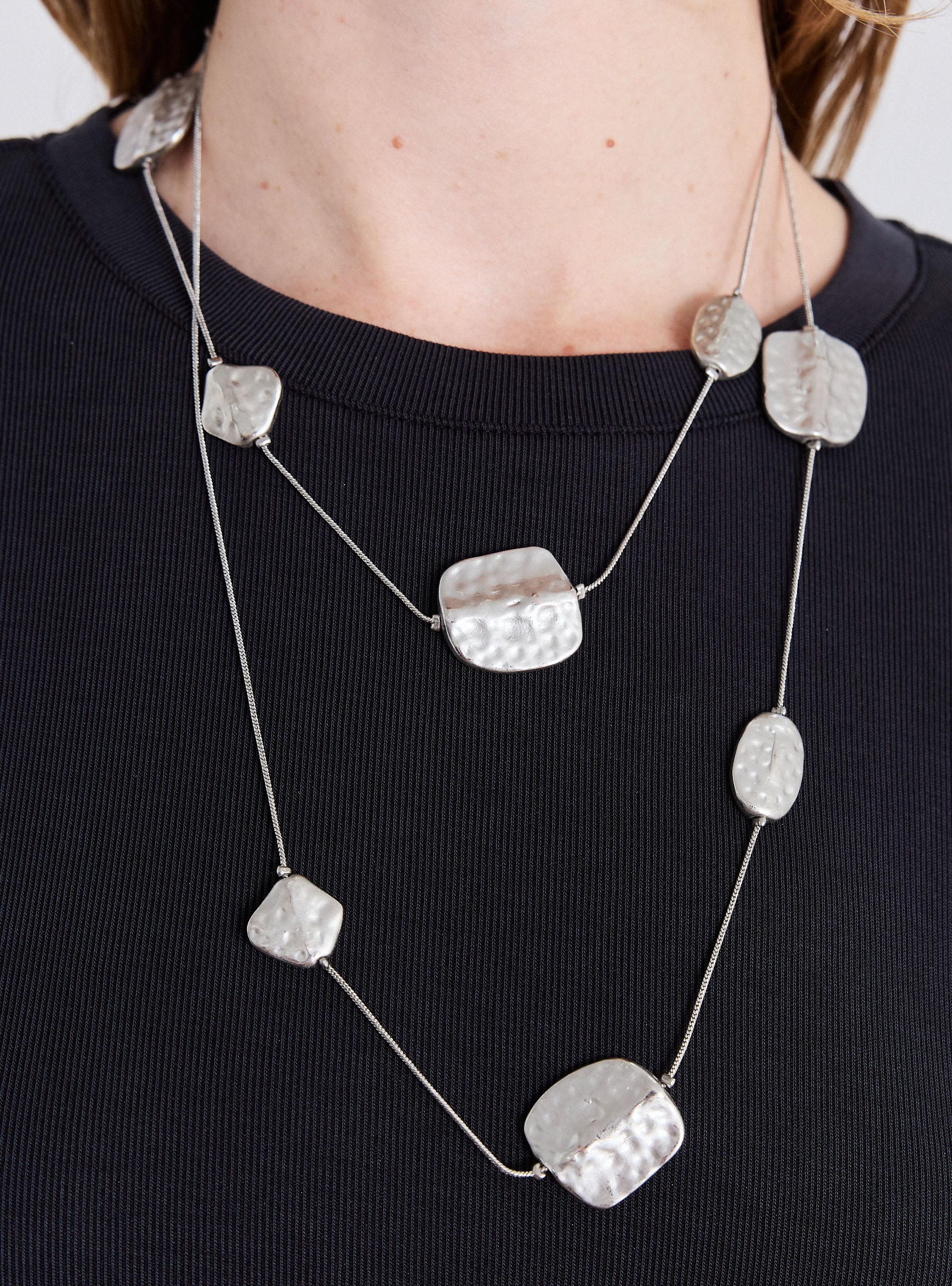 Collar Metal Antique Silver-3