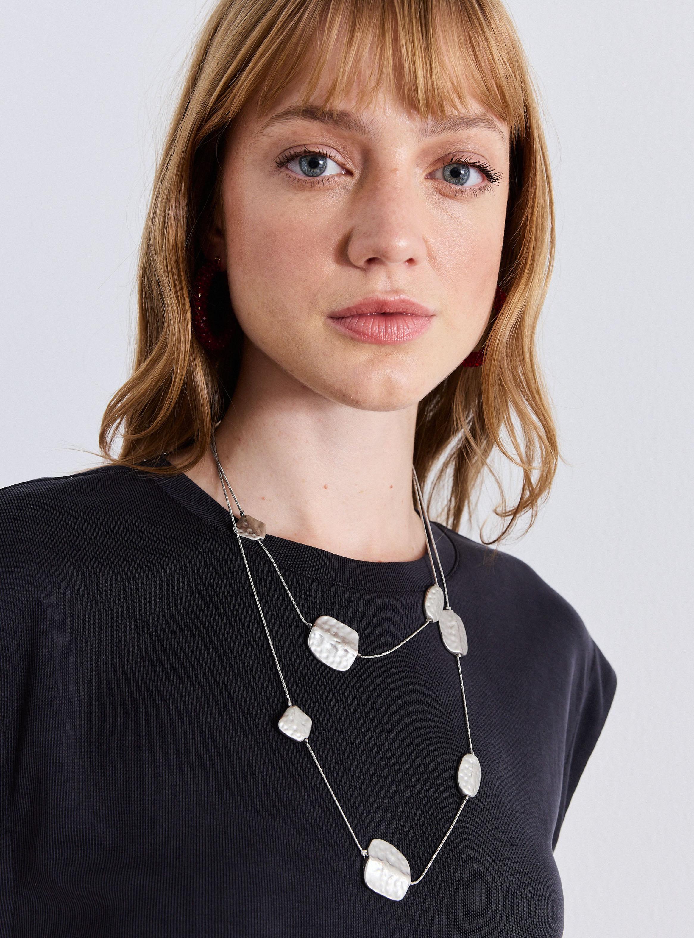 Collar Metal Antique Silver-2