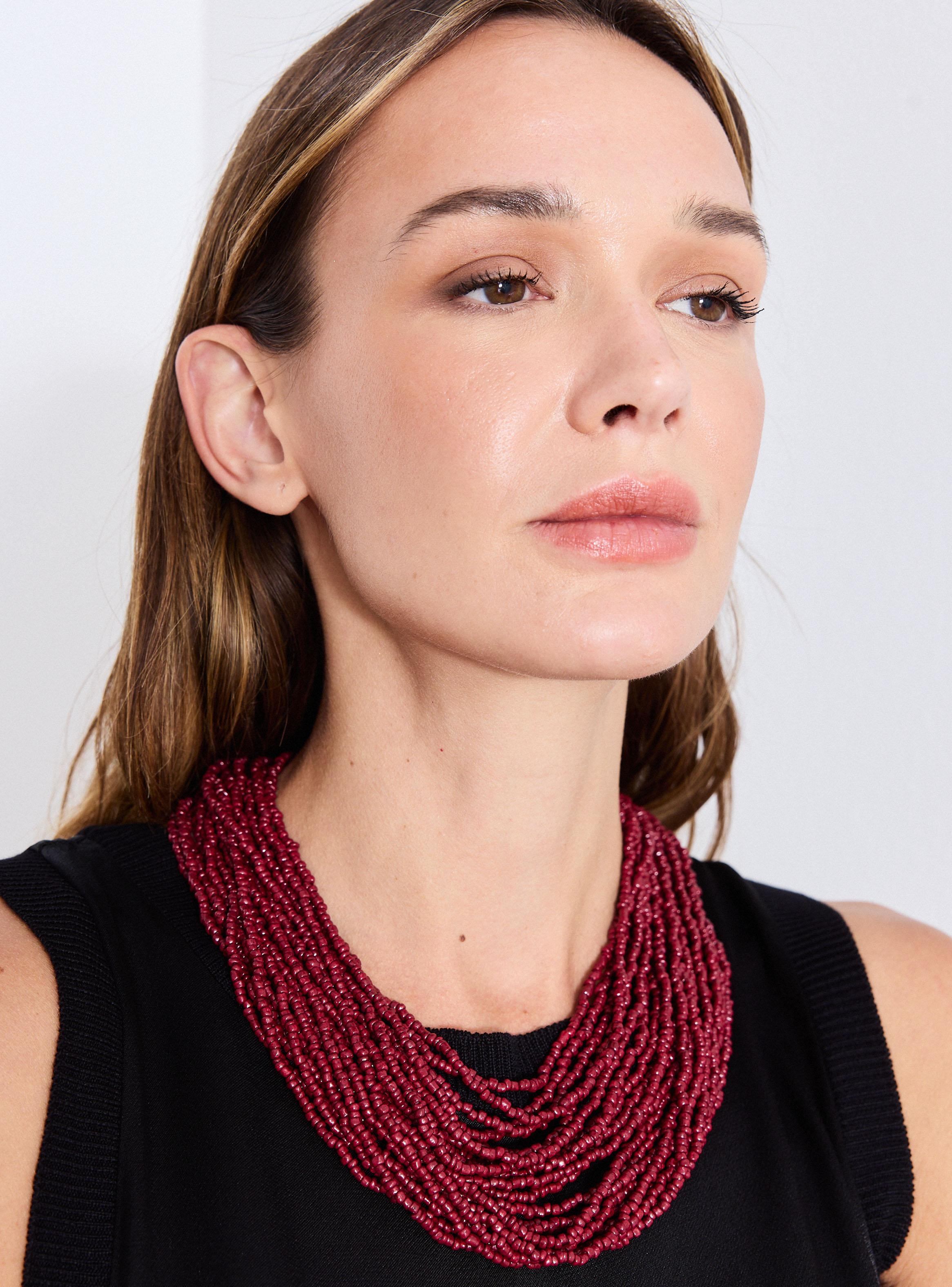 Collar Mostacillas Brillo-2