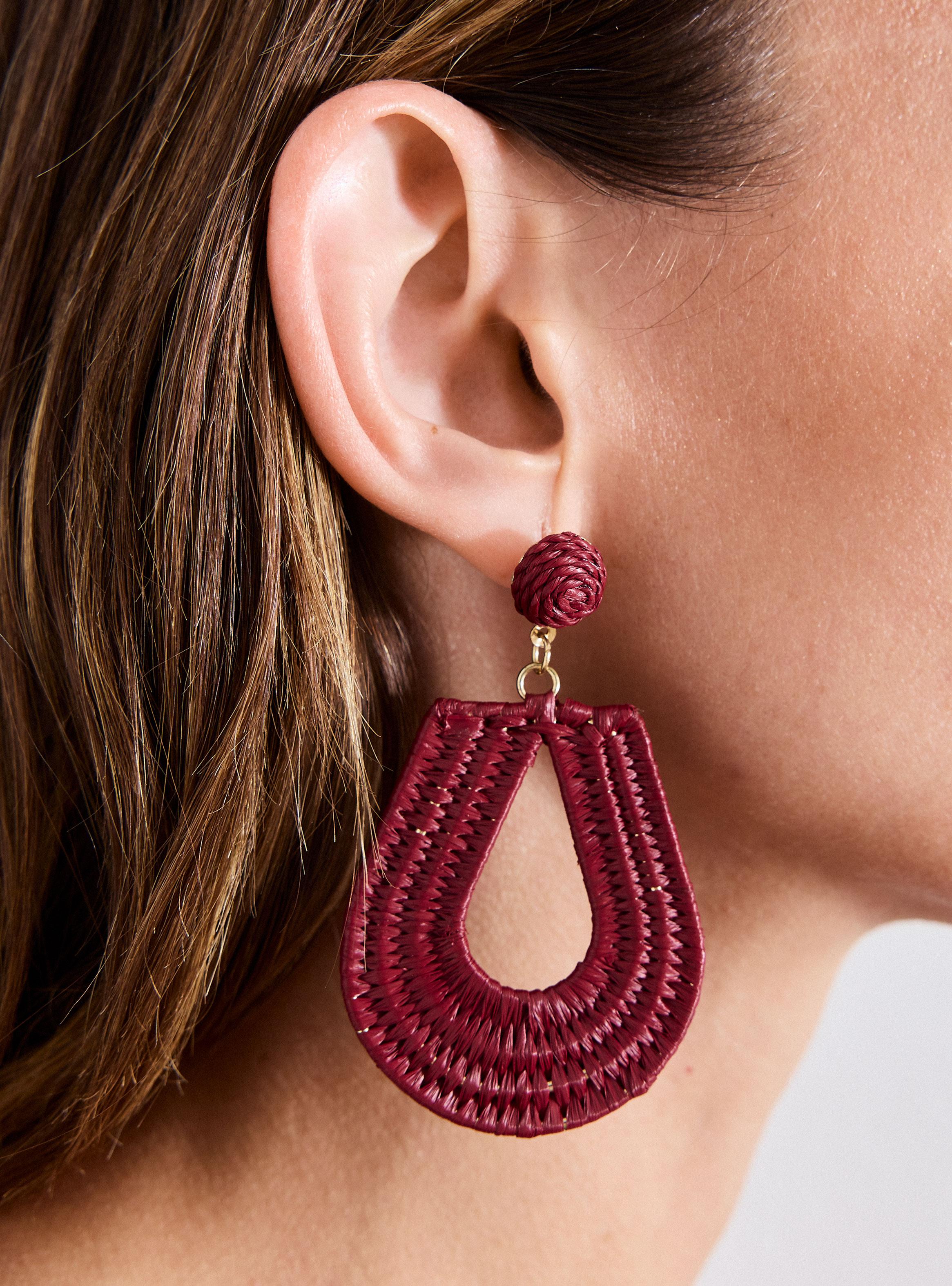 Aros Forma Gota Raffia-3