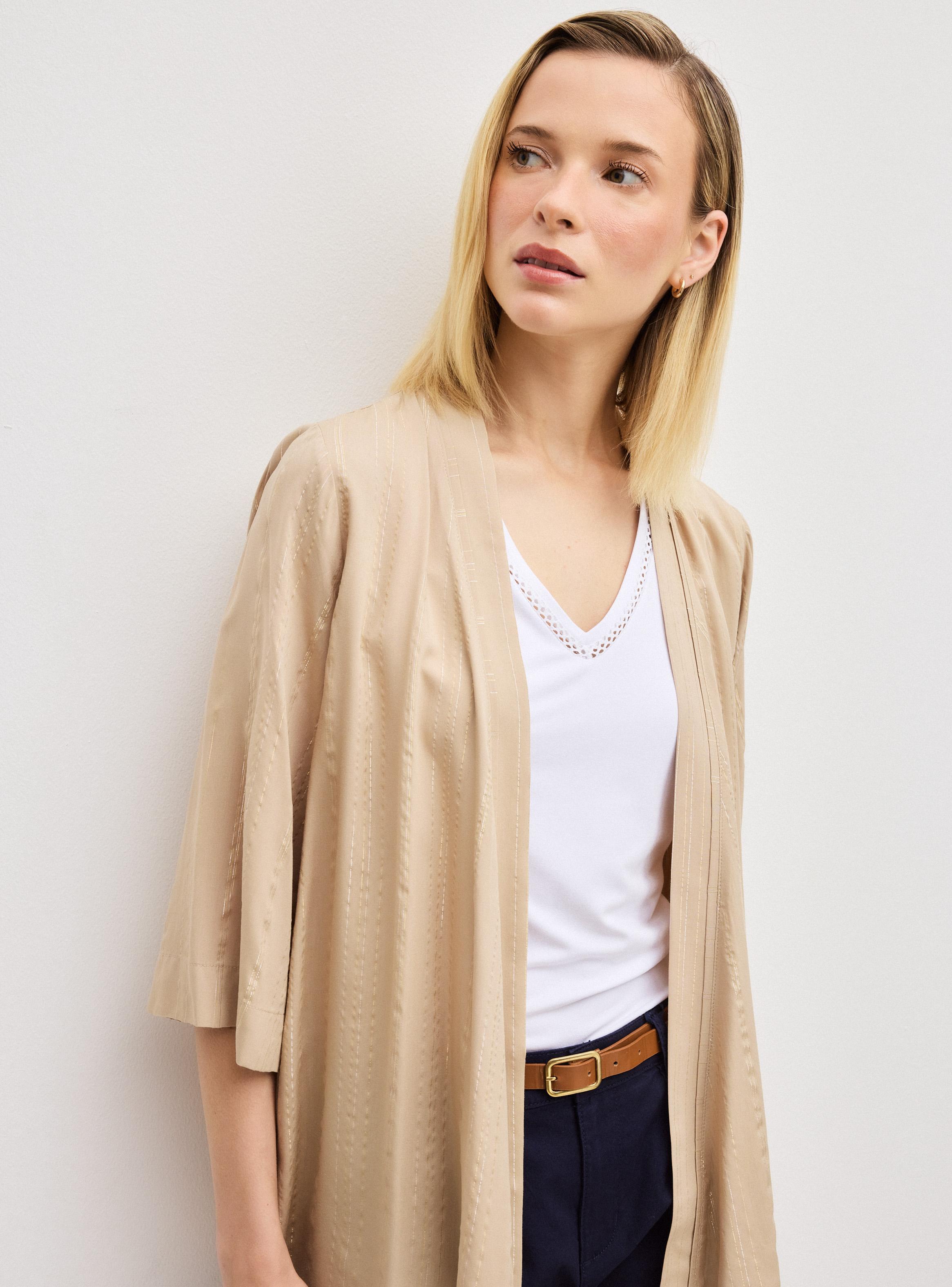 Kimono Kimono con Líneas Metalizadas-2