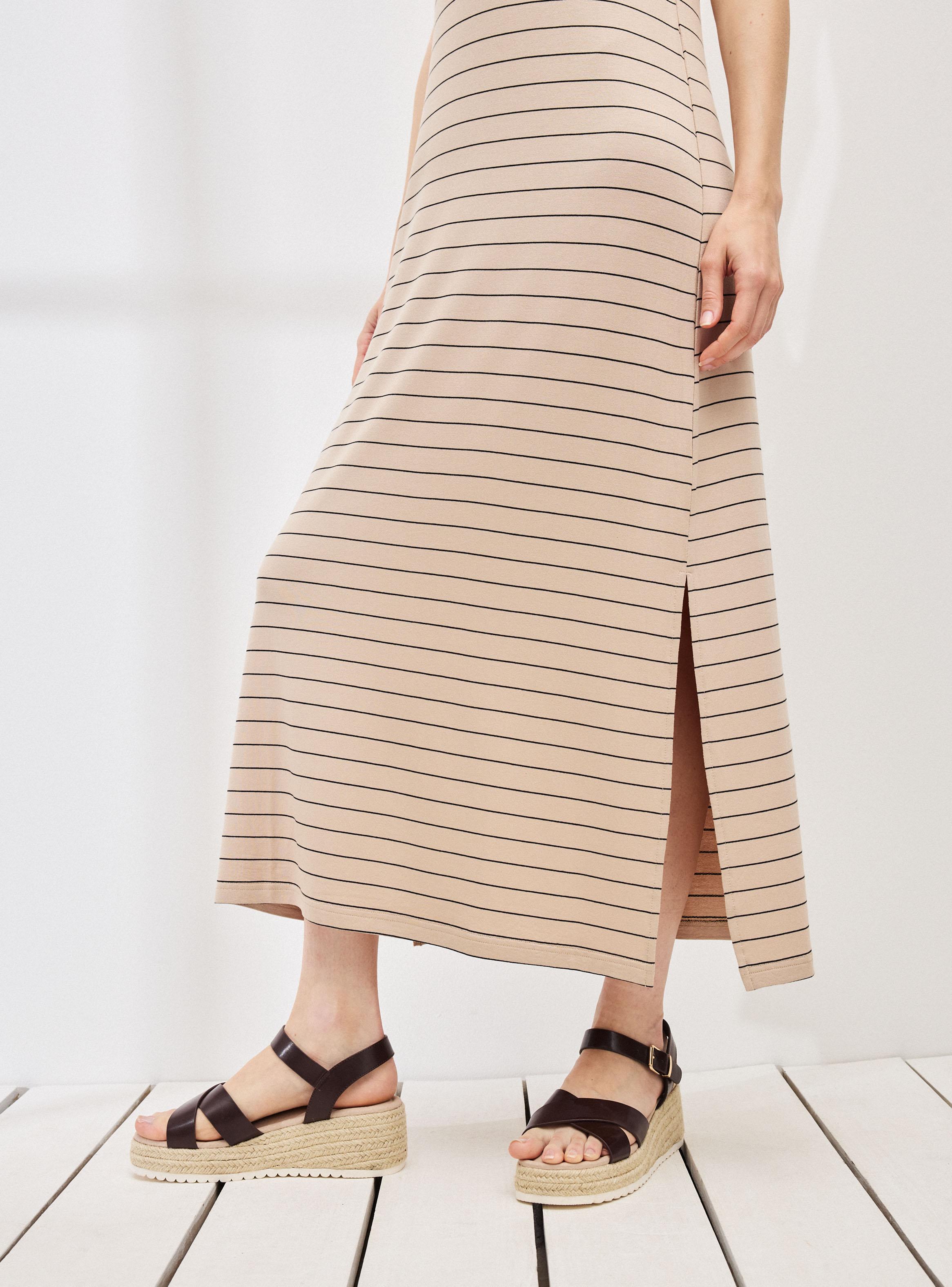 Vestido Largo Listado-2