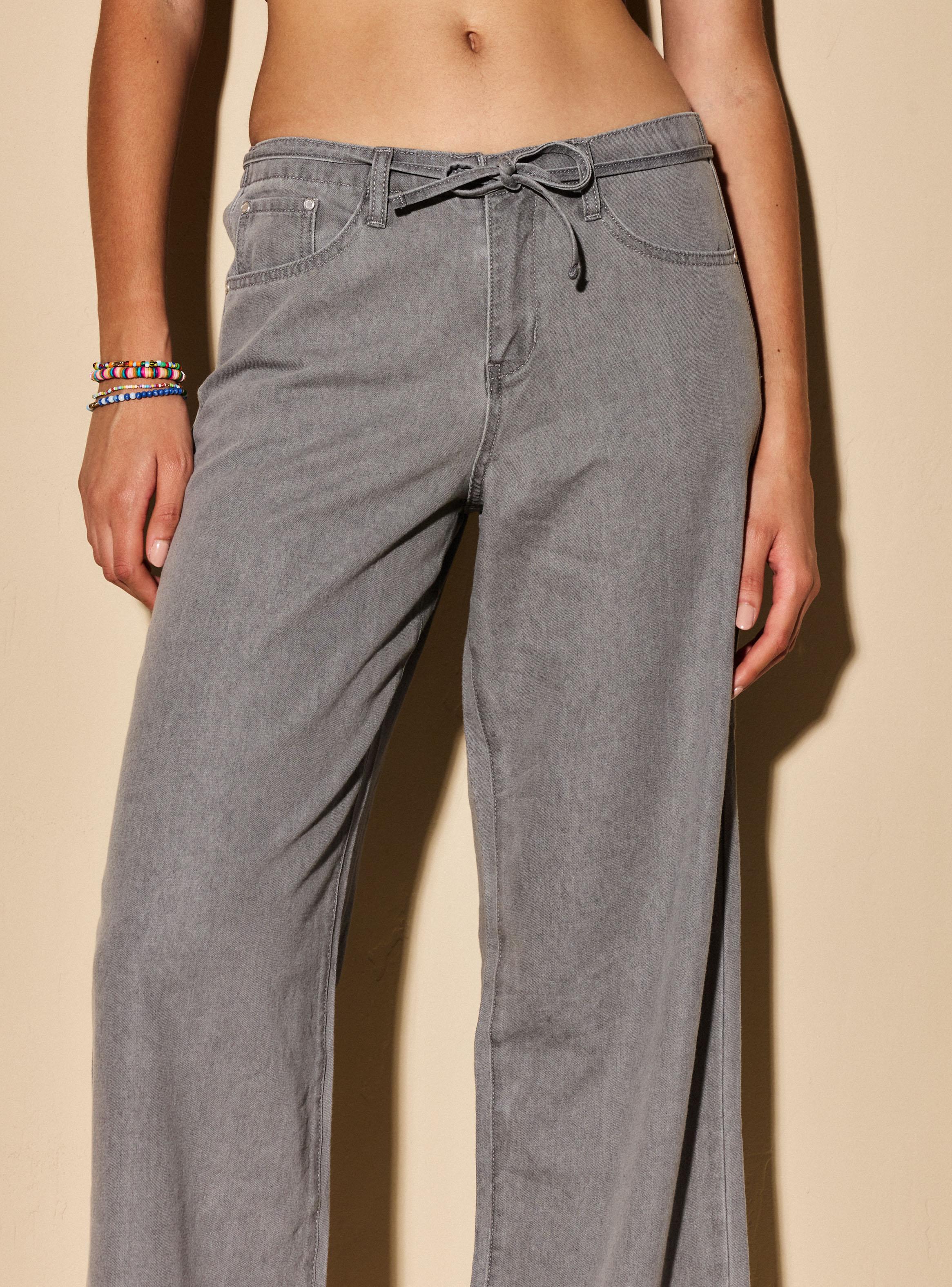 Jeans Baggy Animal Print y Colores con Amarra-2