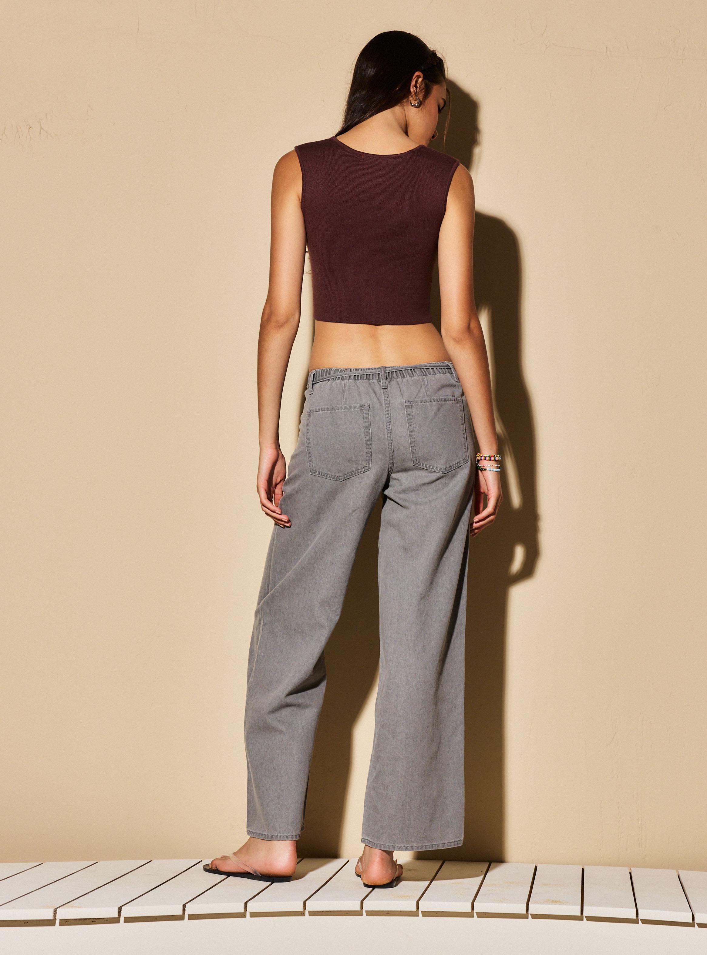 Jeans Baggy Animal Print y Colores con Amarra-5