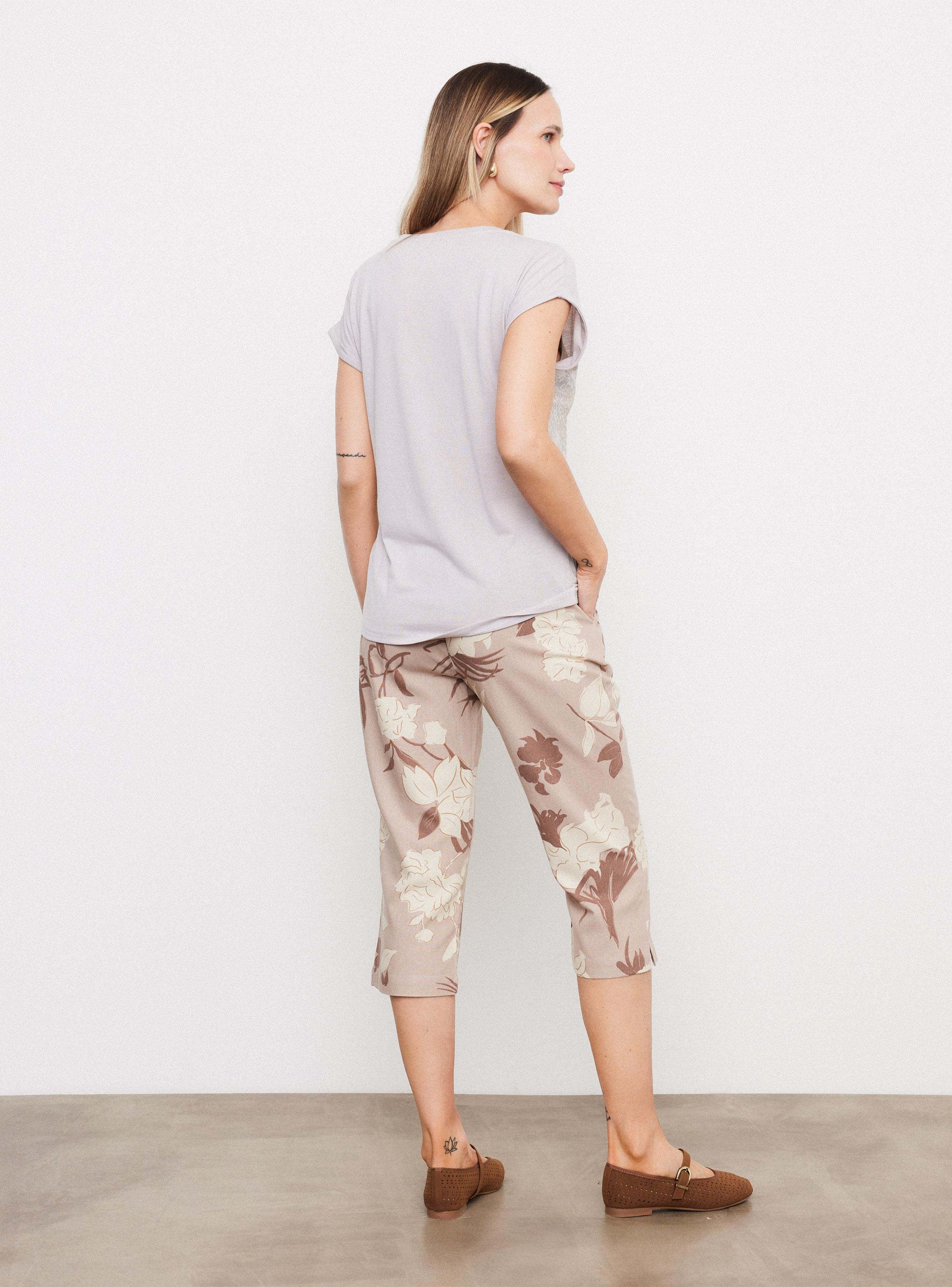 Polera Manga Hombro Caído y Estampado Metálico-5