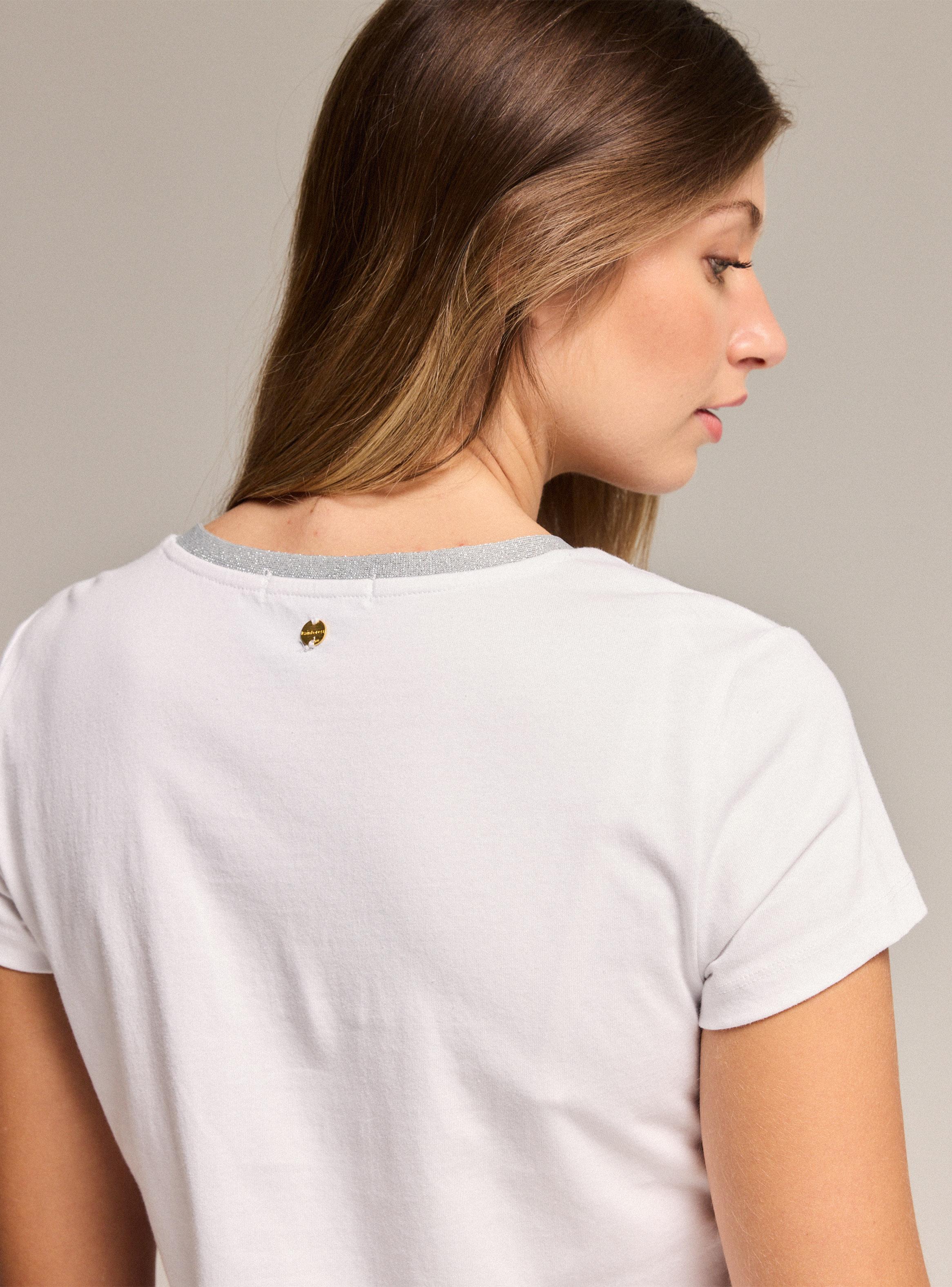 Polera Manga Corta Cuello V-3