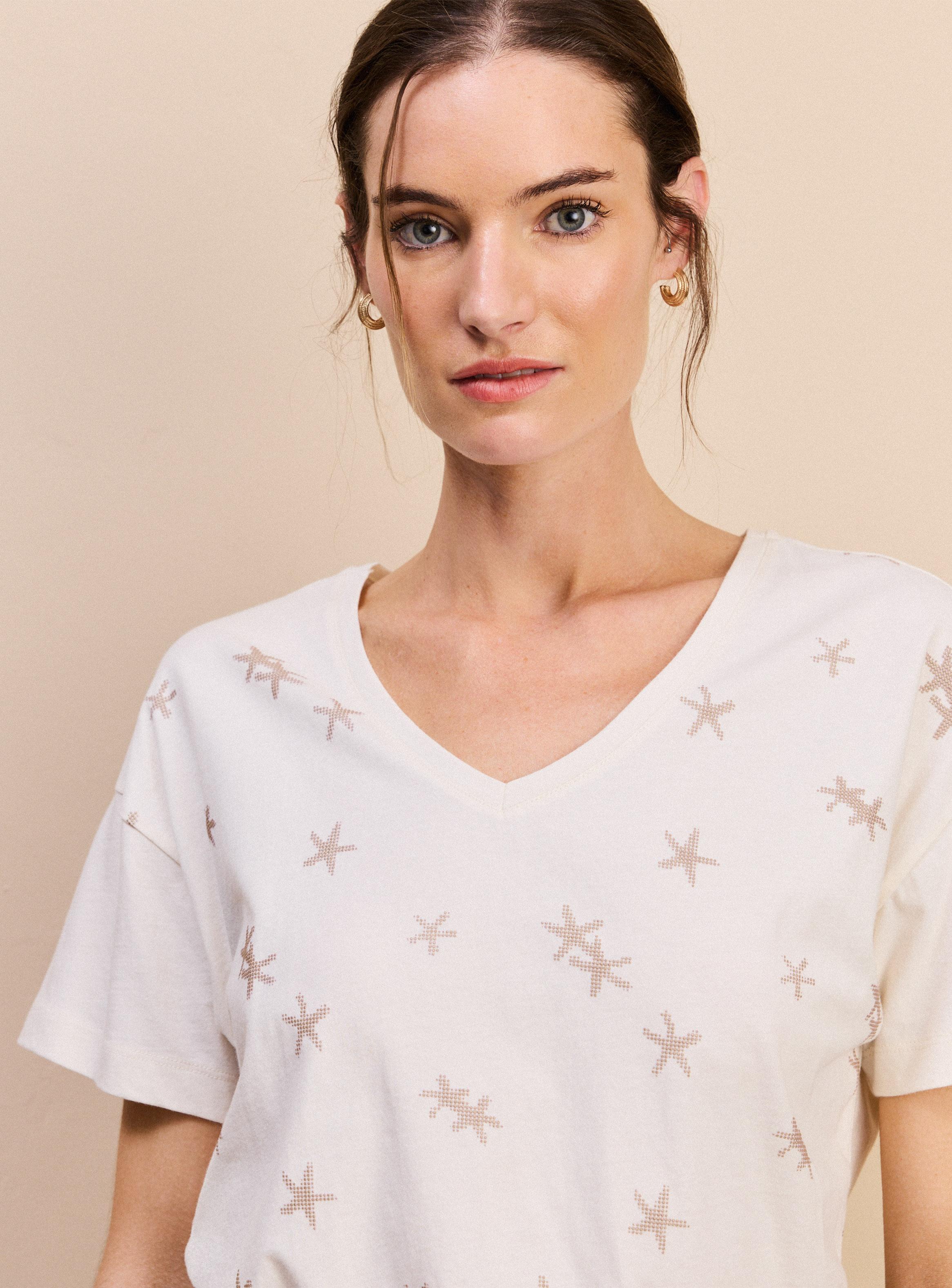 Polera con Estampado en Relieve-2