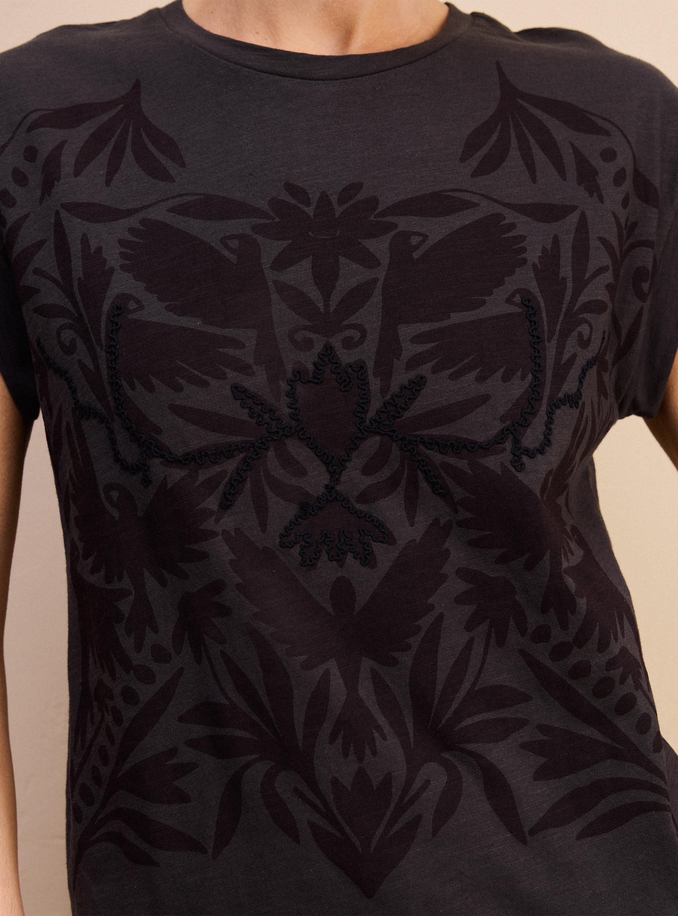 Polera con Estampado Bordado-3