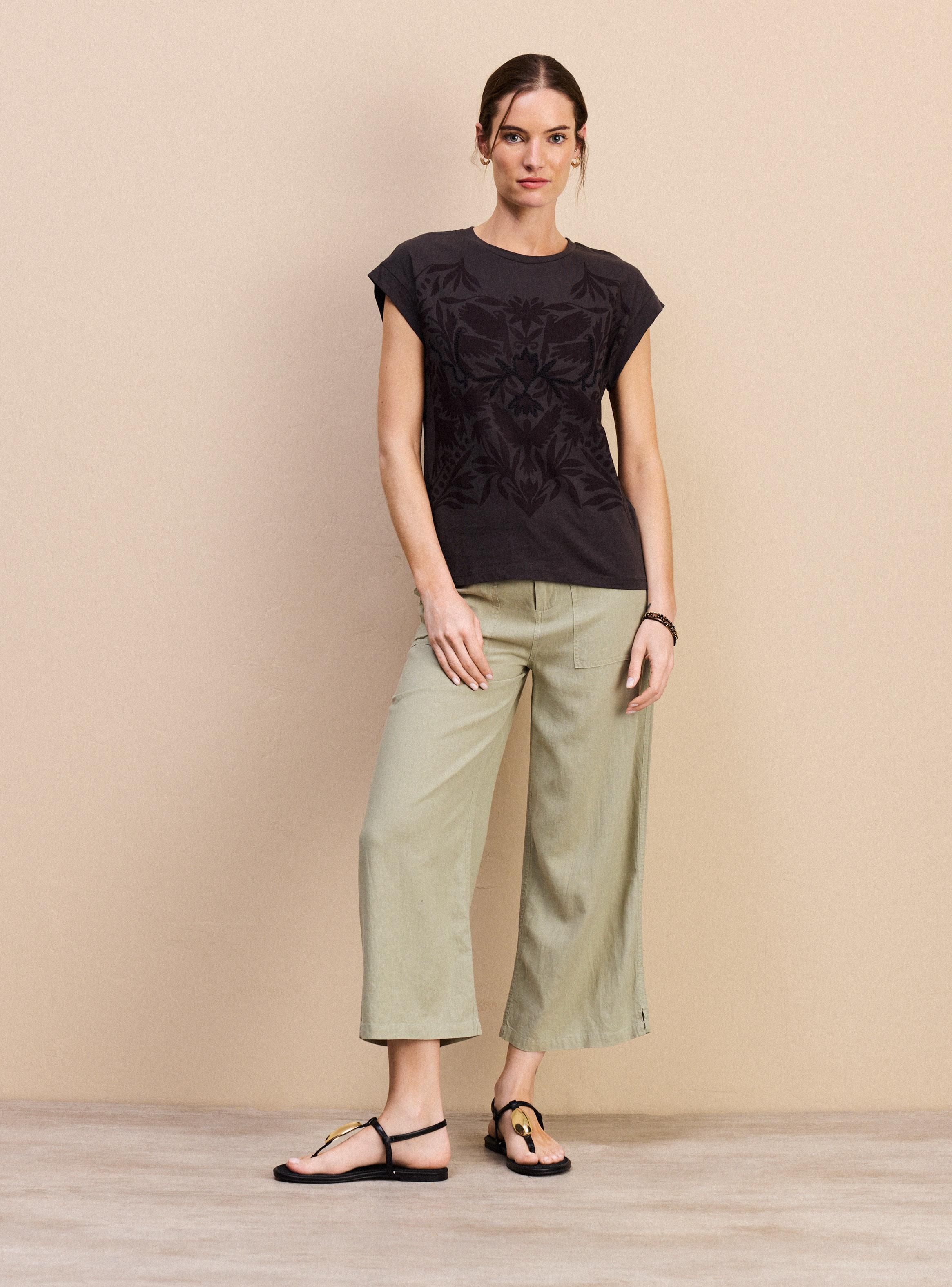 Polera con Estampado Bordado-4