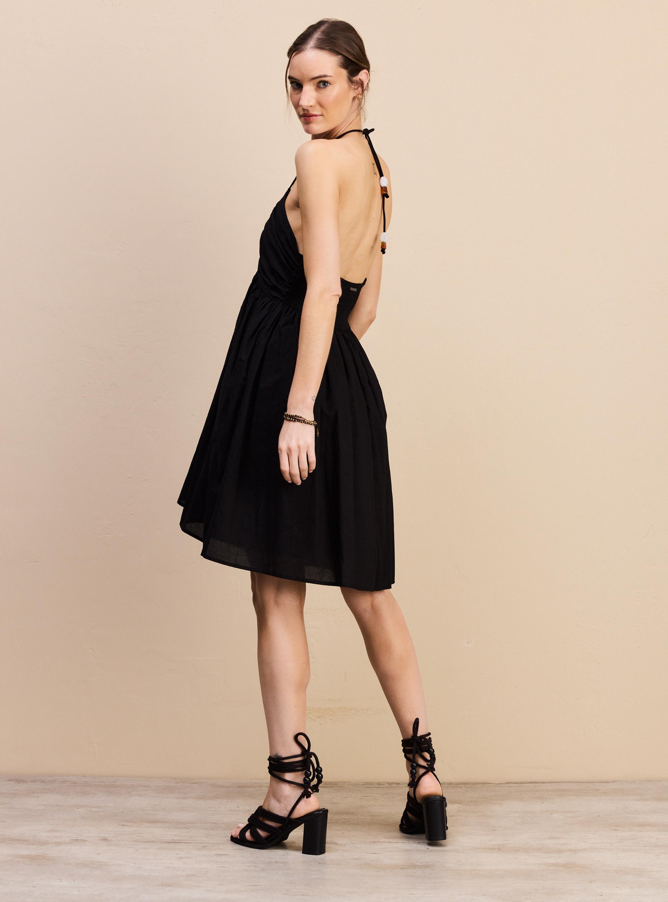 Vestido Ligero con Recogido en Escote-5