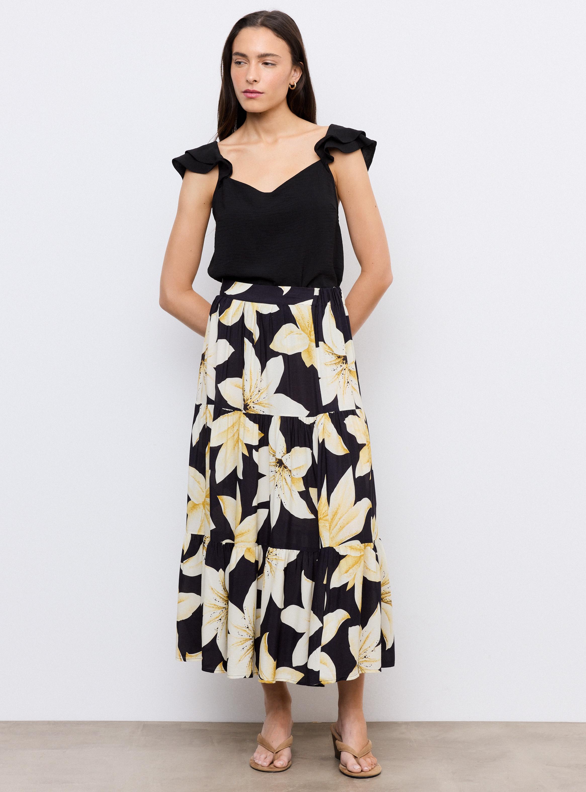 Blusa Escote V con Volantes-4