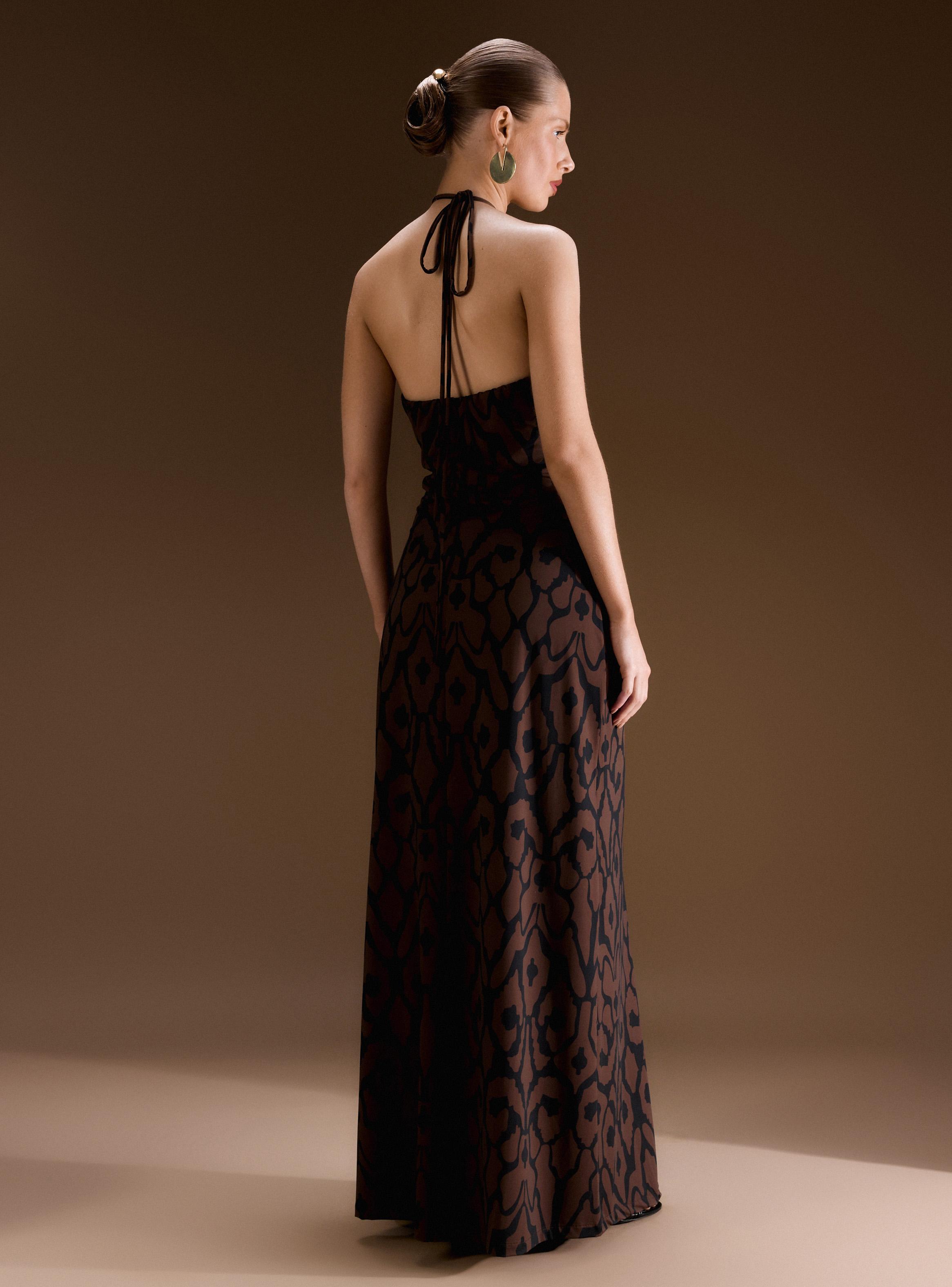 Vestido Strapless Ajustado Cut Out Colección Ange Eyzaguirre-5