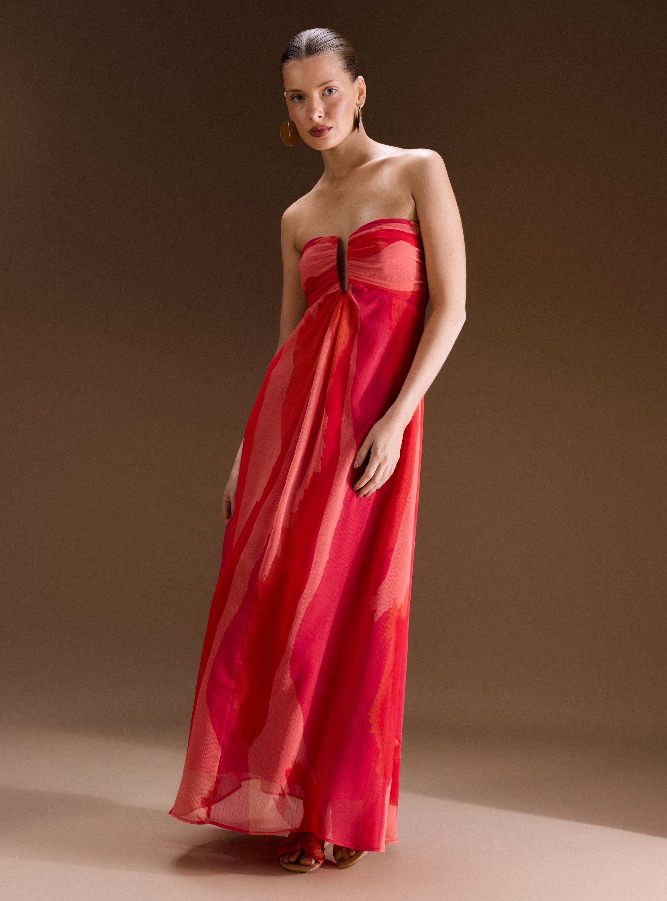 Vestido Tirantes Removibles Colección Ange Eyzaguirre-4