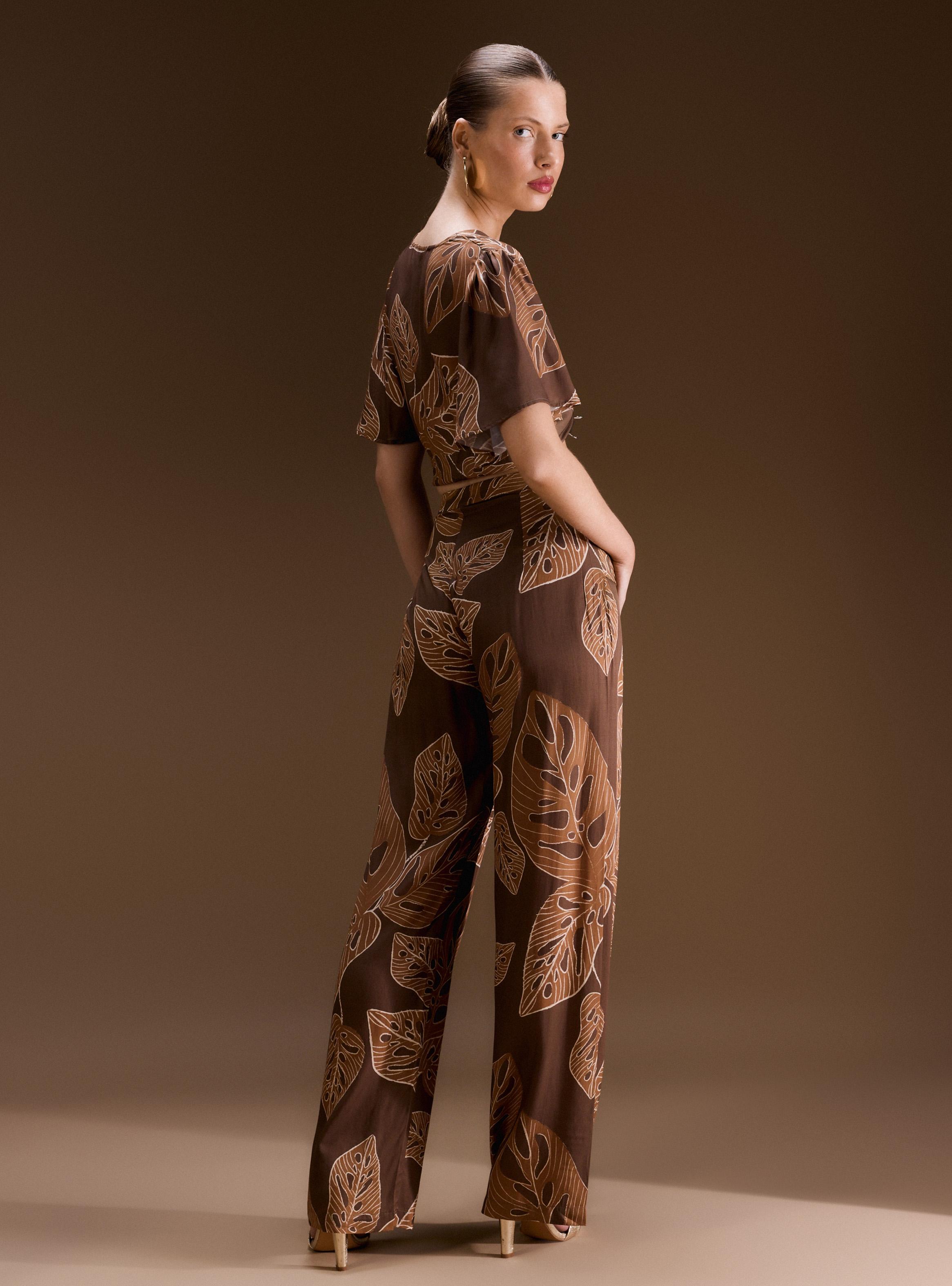 Blusa Cruzada con Nudo Colección Ange Eyzaguirre-5