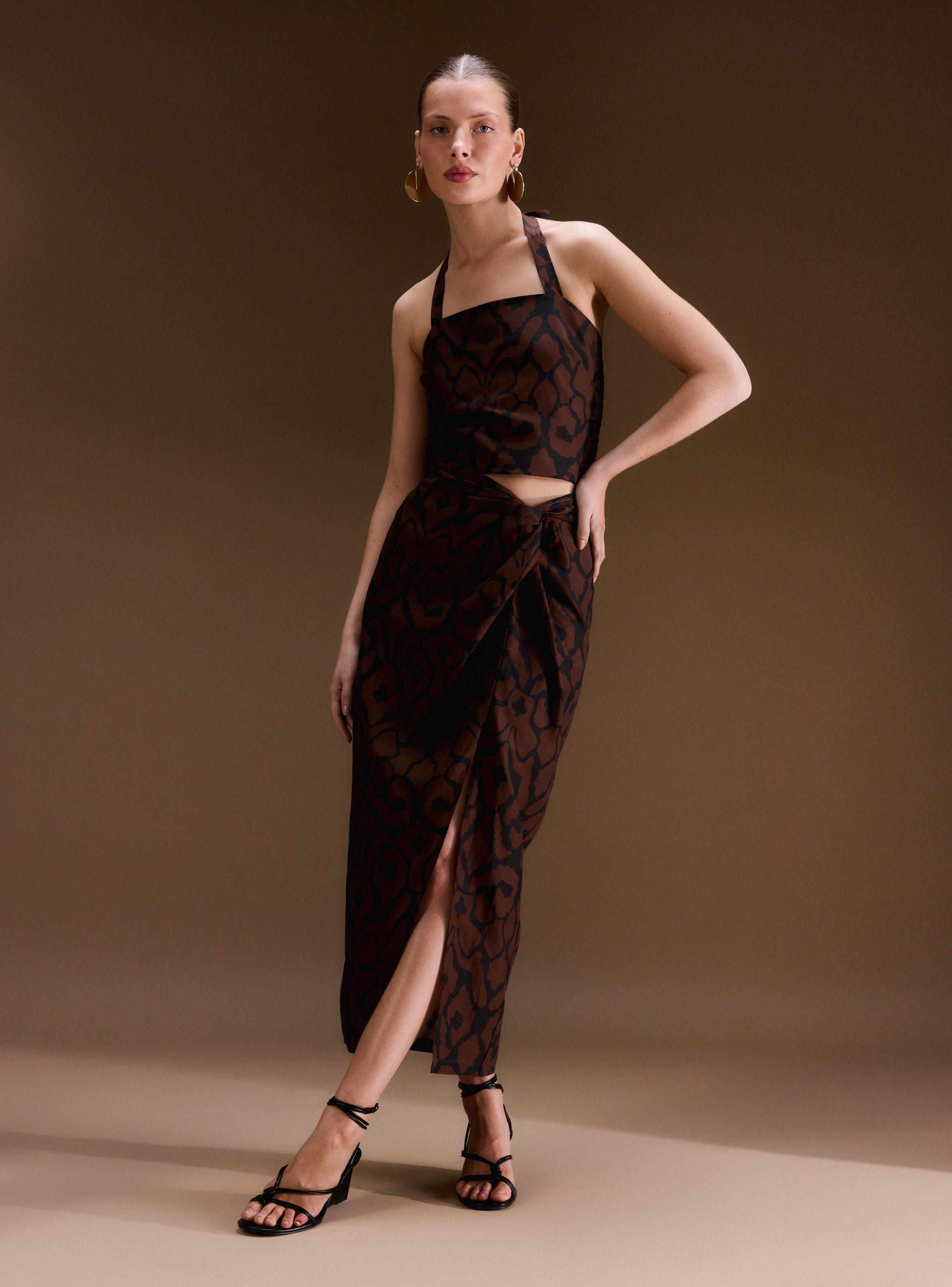 Blusa Strapless con Recogido Colección Ange Eyzaguirre-4