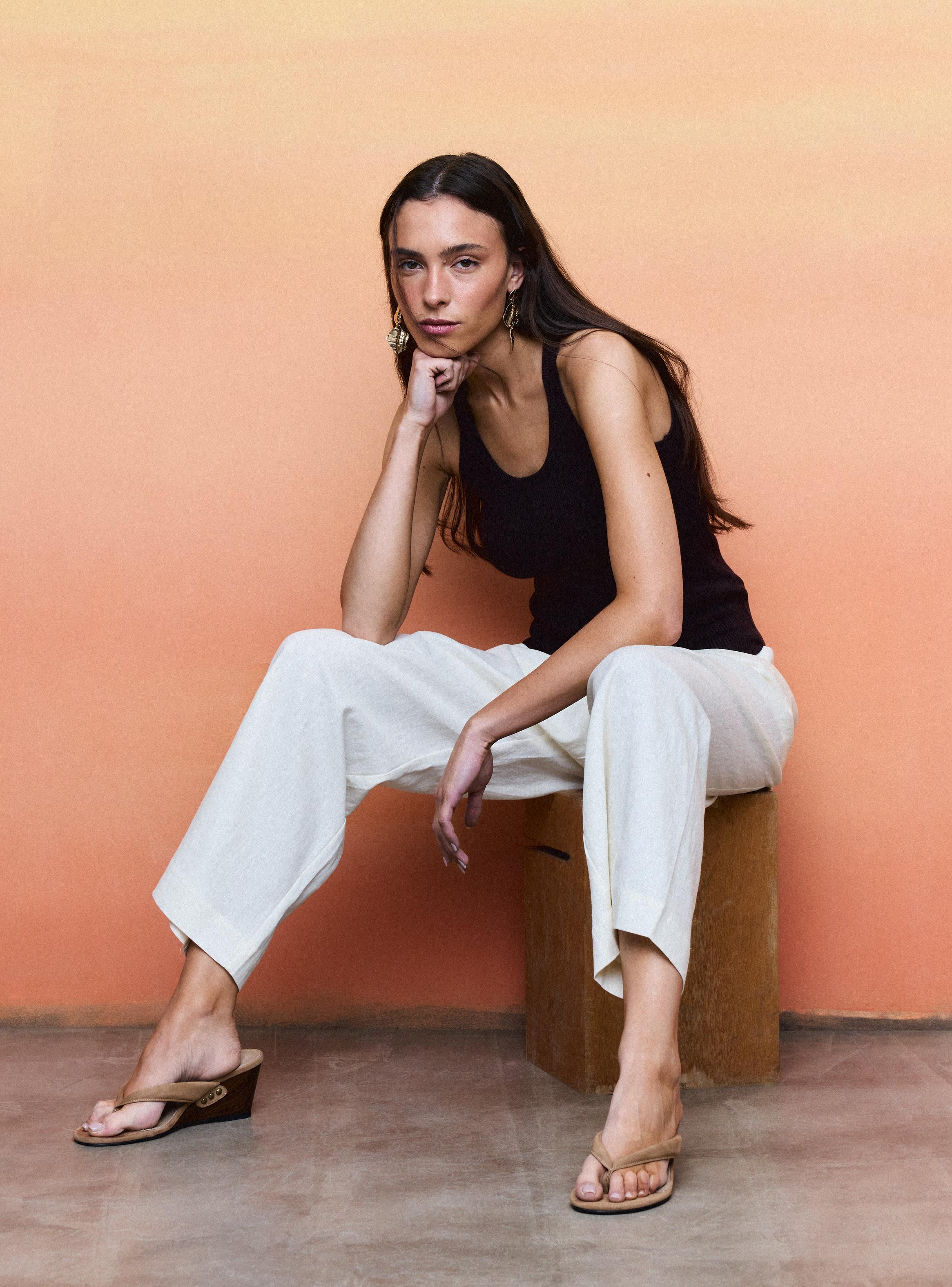 Polera Escote Redondo Acanalada-4