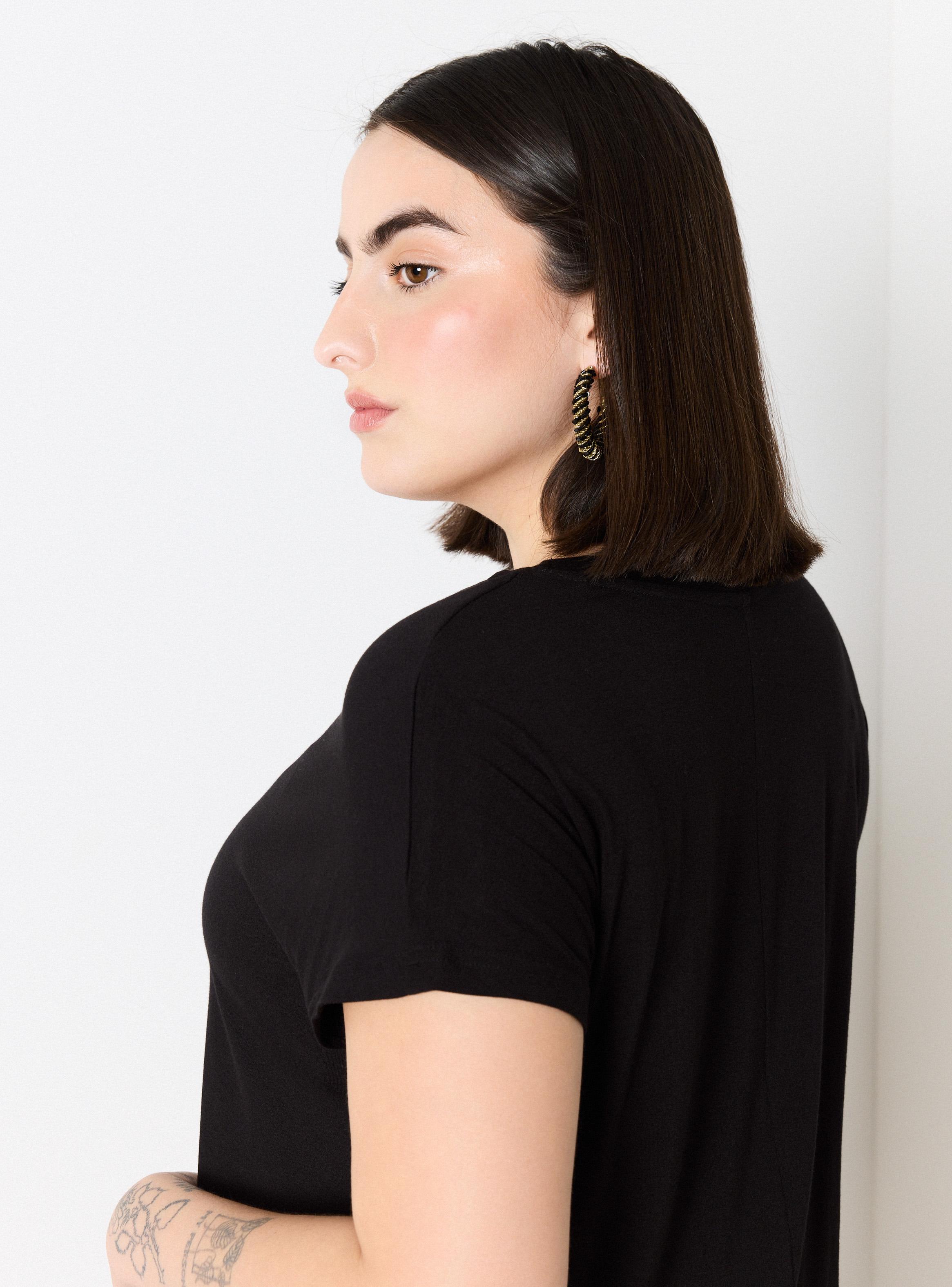 Polera Holgada con Estampado Boho-3