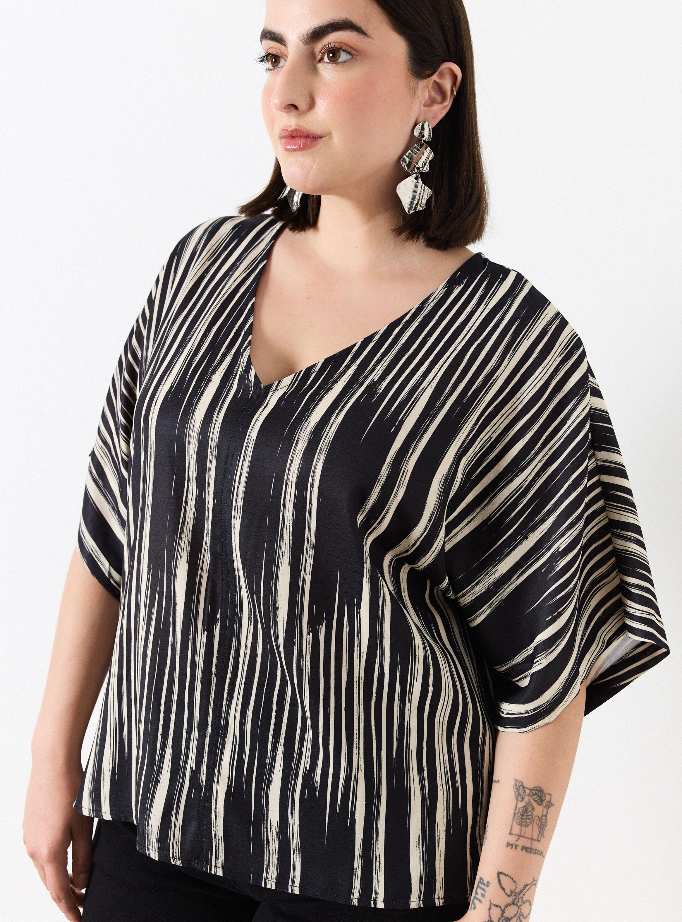 Blusa Kimono Escote V-2