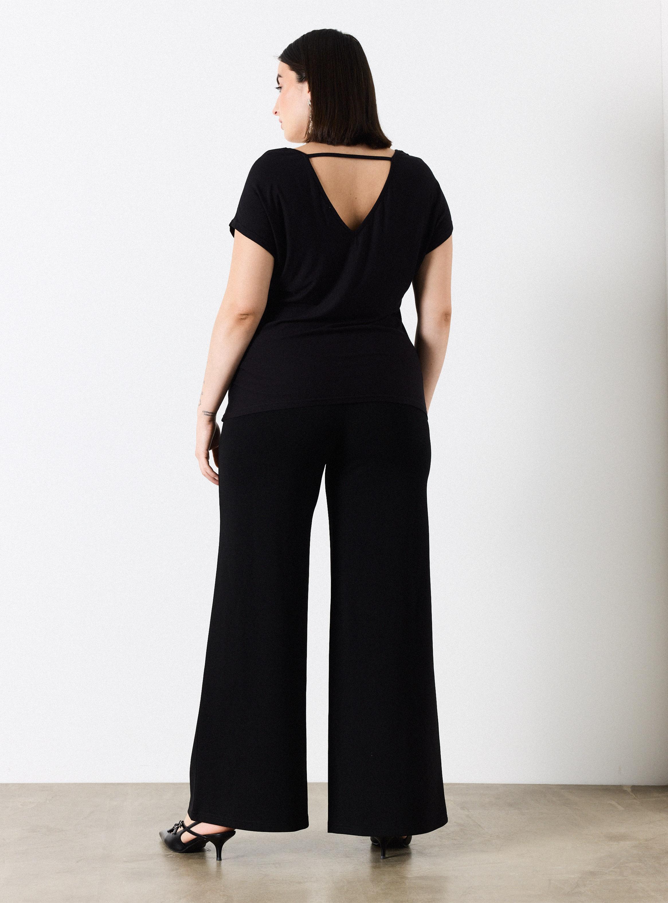 Polera Lentejuelas y Espalda Descubierta-5