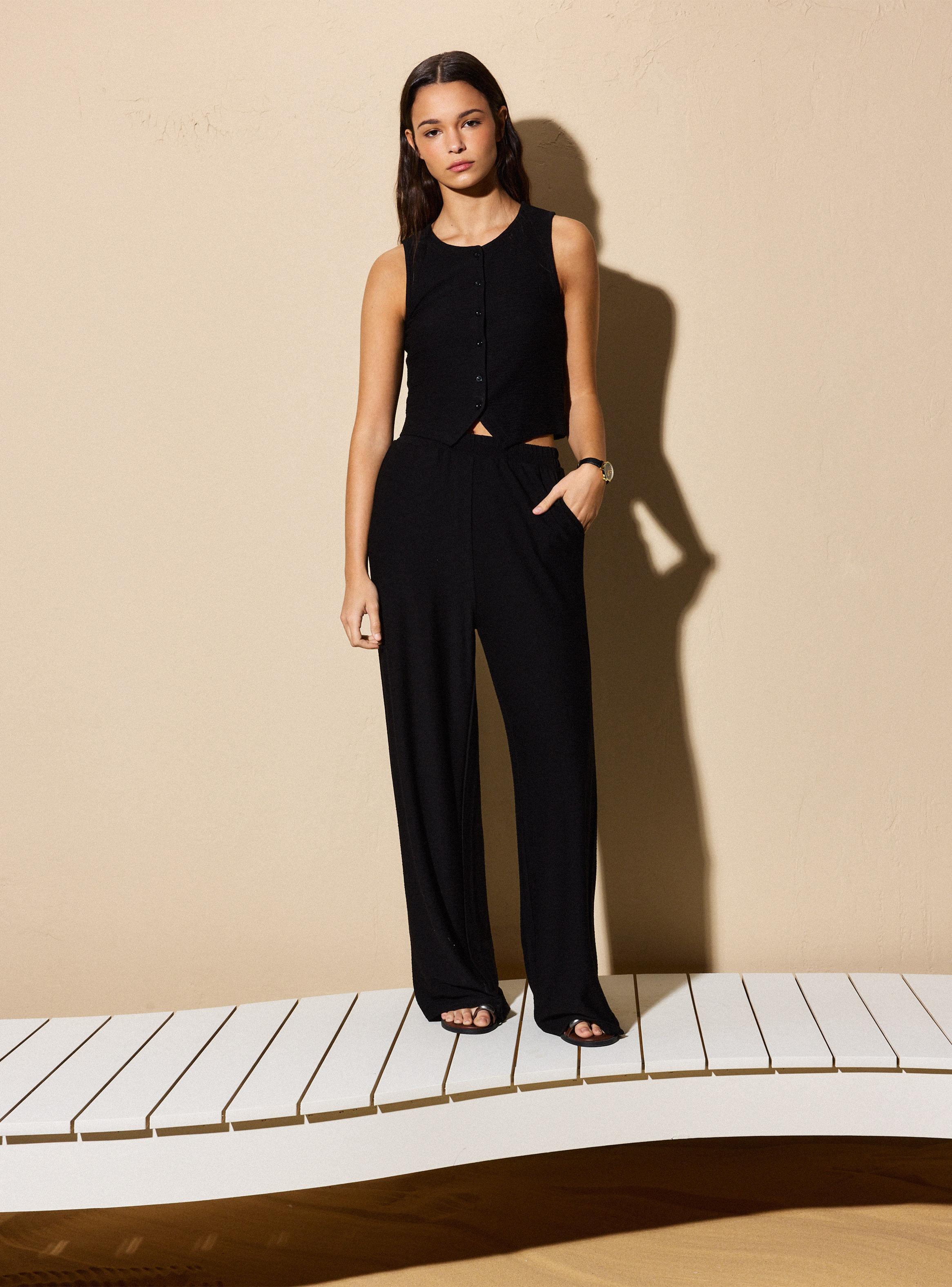 Blusa Tipo Vest con Botones-4