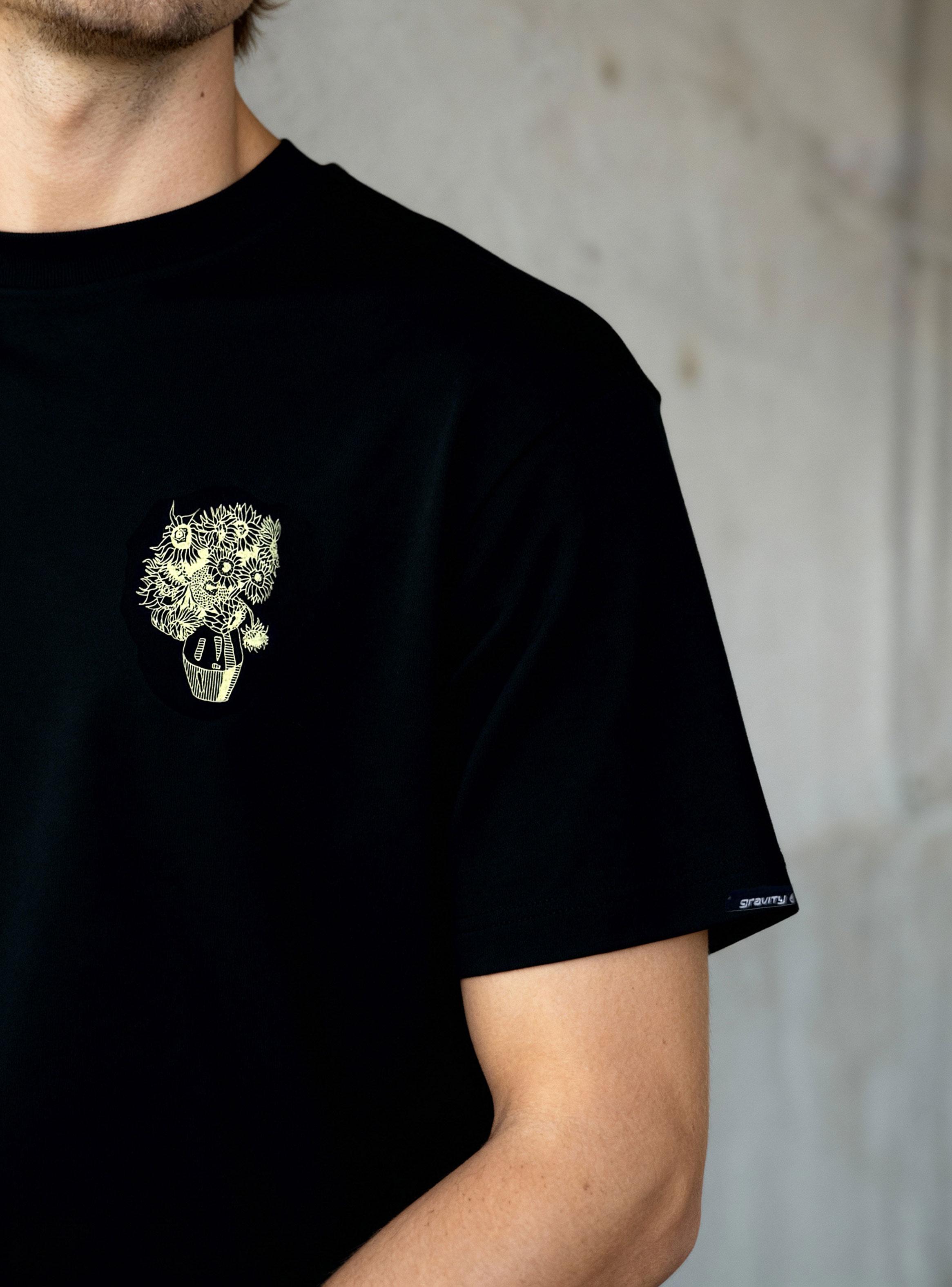 Polera Regular Flowers Graff-3