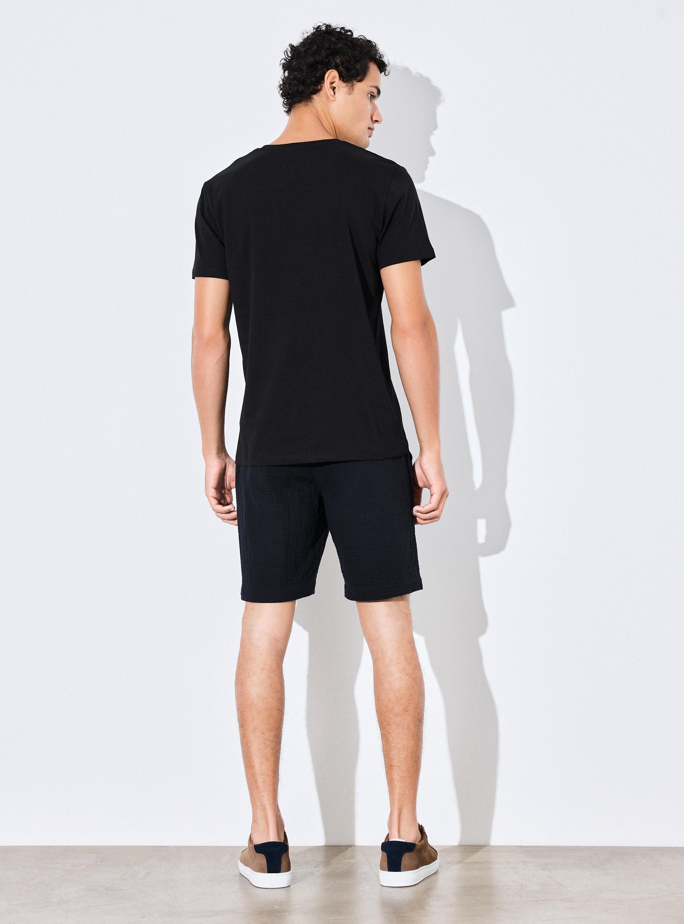 Polera Manga Corta Algodón Crew Neck-5