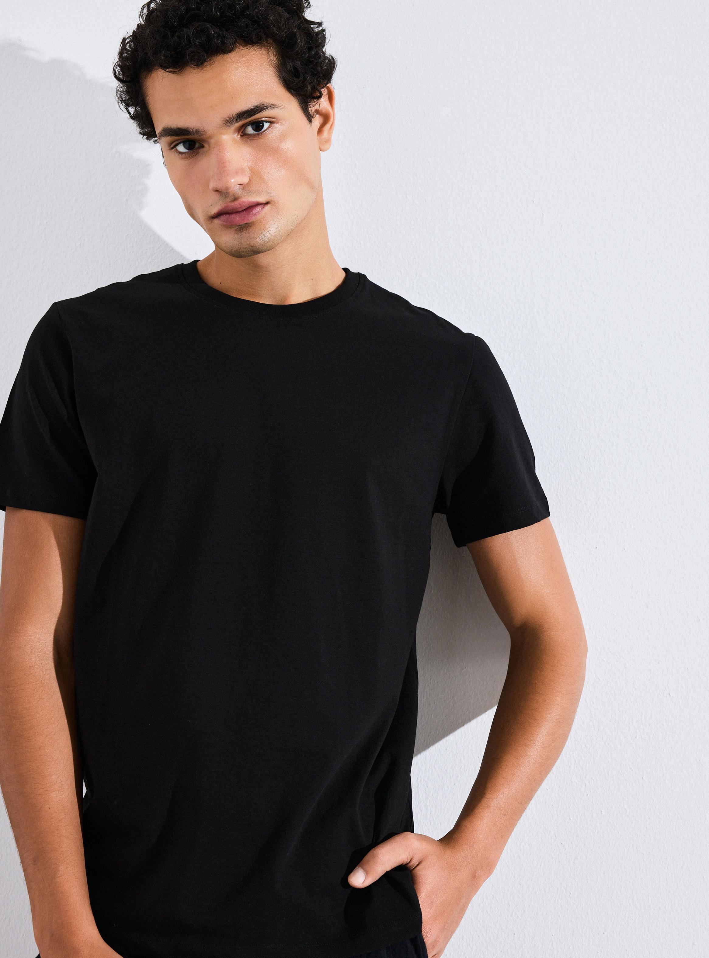 Polera Manga Corta Algodón Crew Neck-3