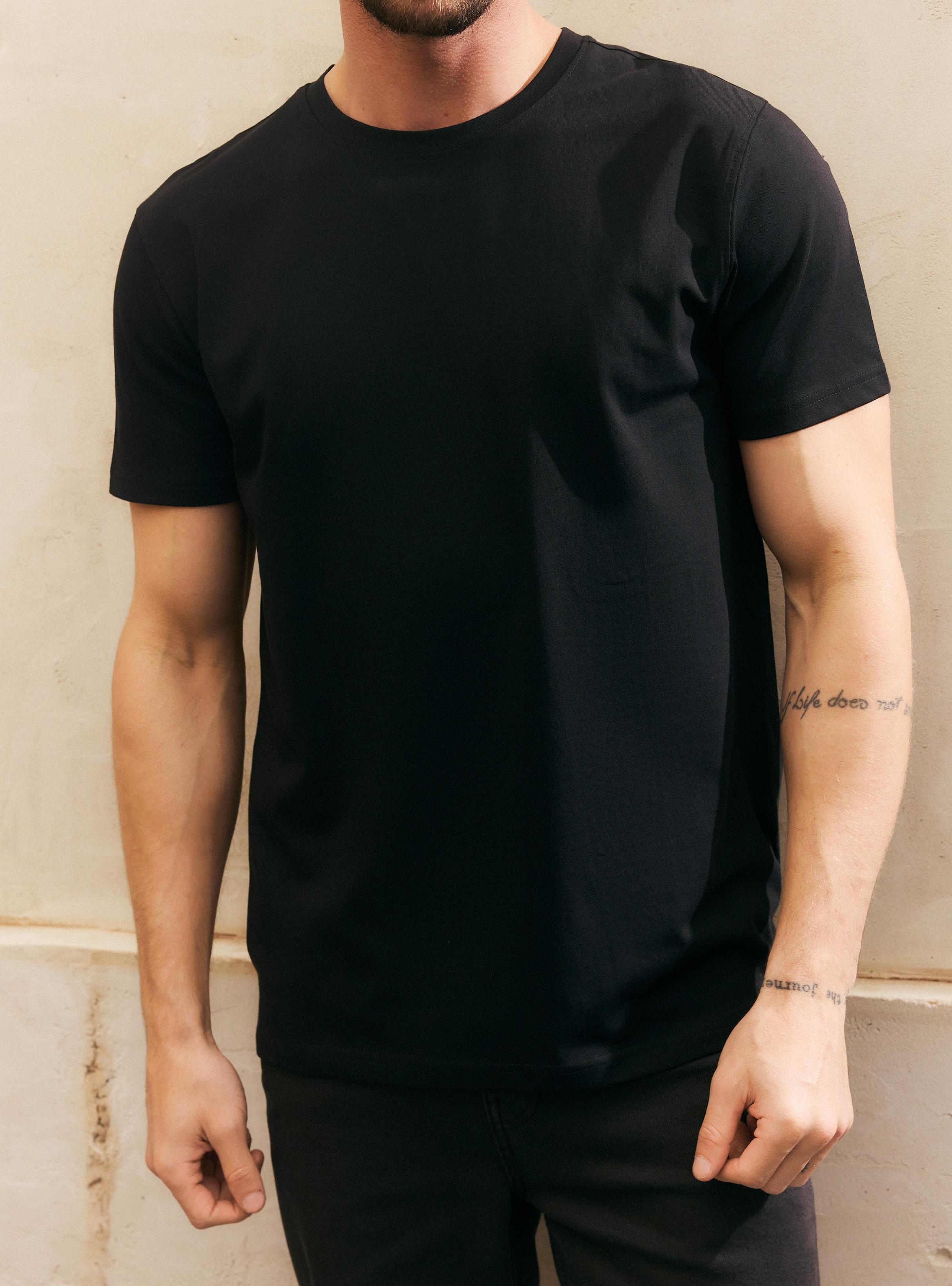 Polera Manga Corta Algodón Crew Neck-3