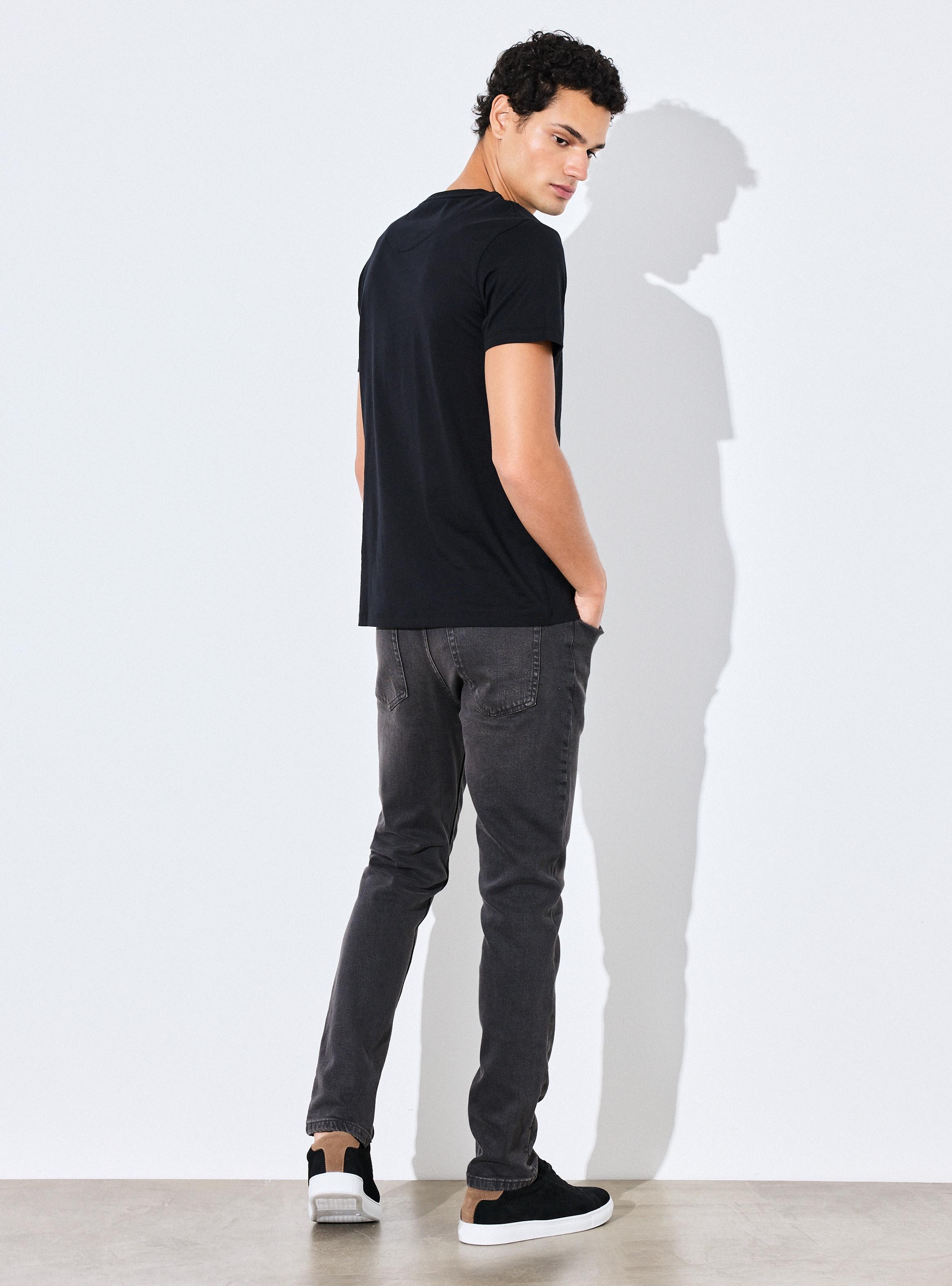 Polera Manga Corta Algodón Crew Neck Garment-5