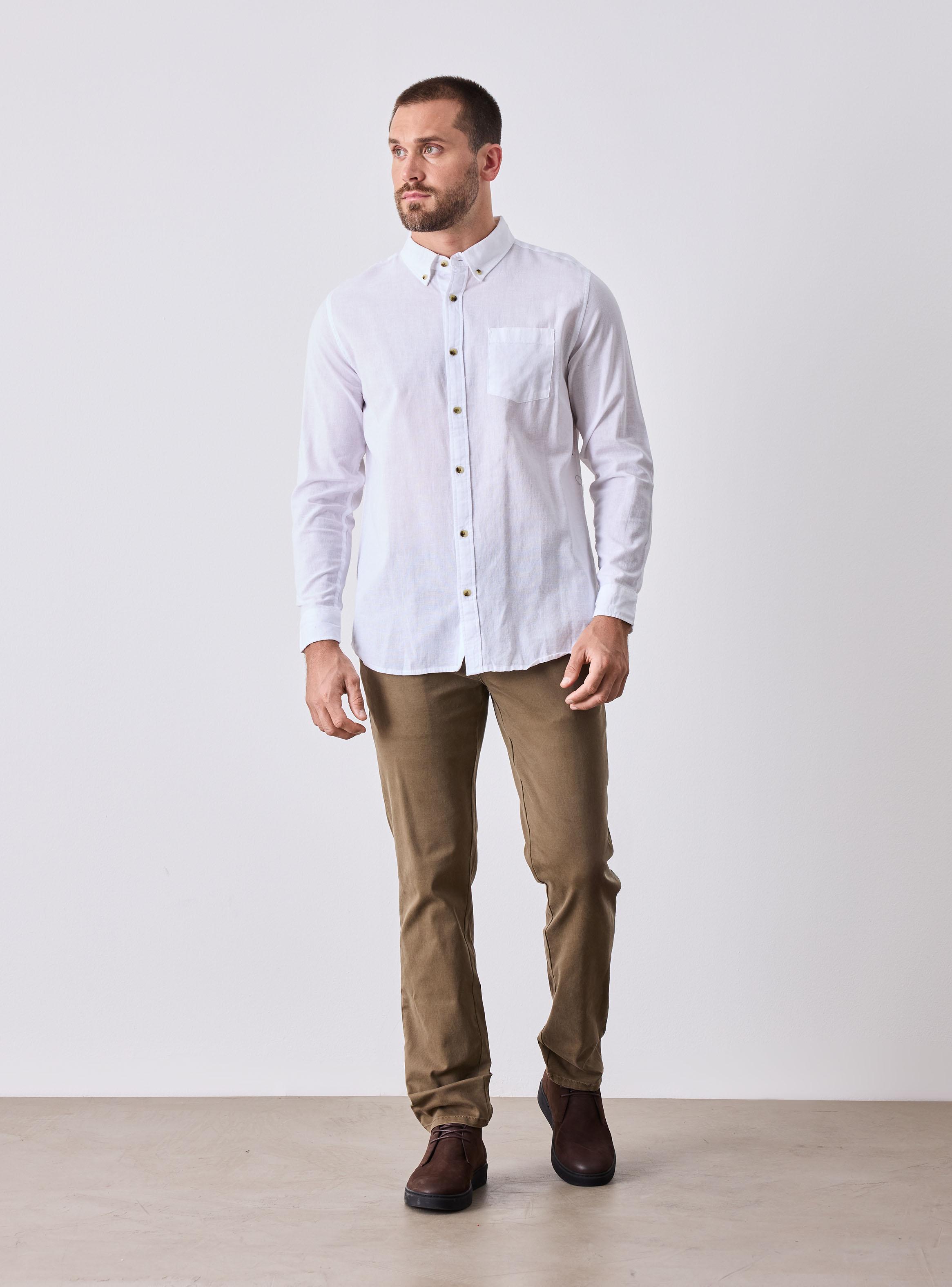 Camisa Manga Larga Lino-4