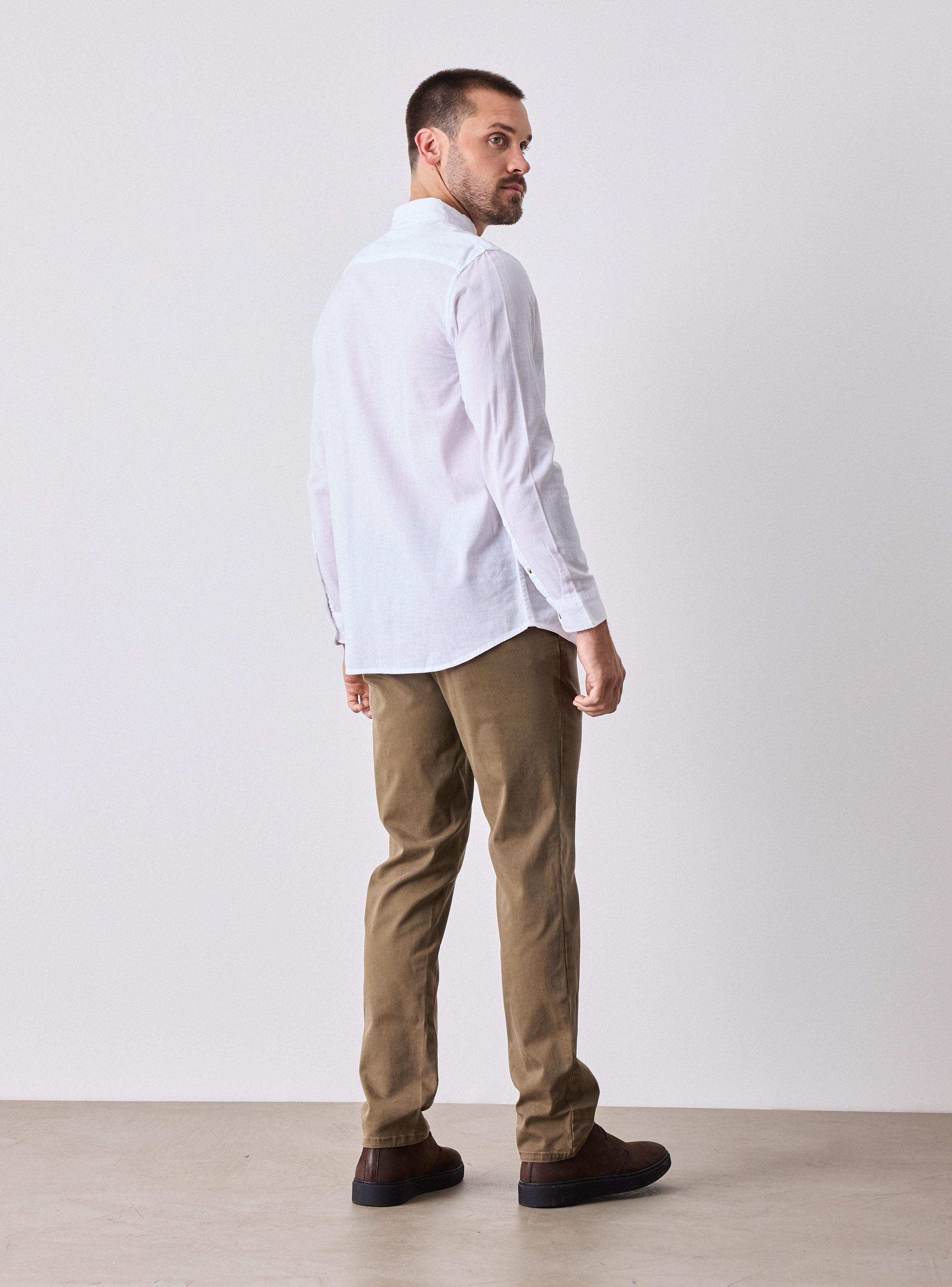 Camisa Manga Larga Lino-5