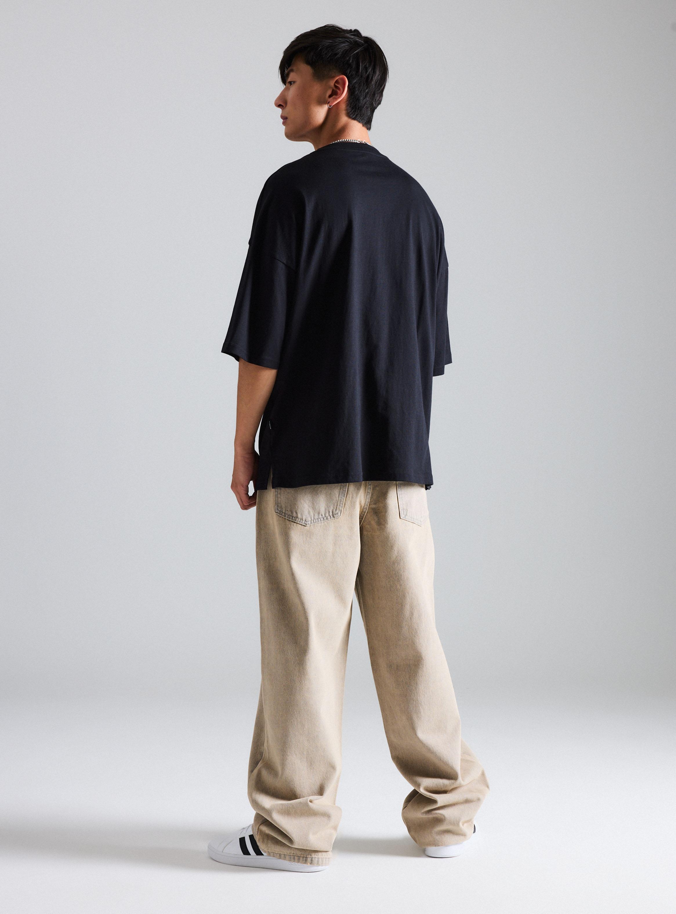 Polera Oversize Color Sólido-5