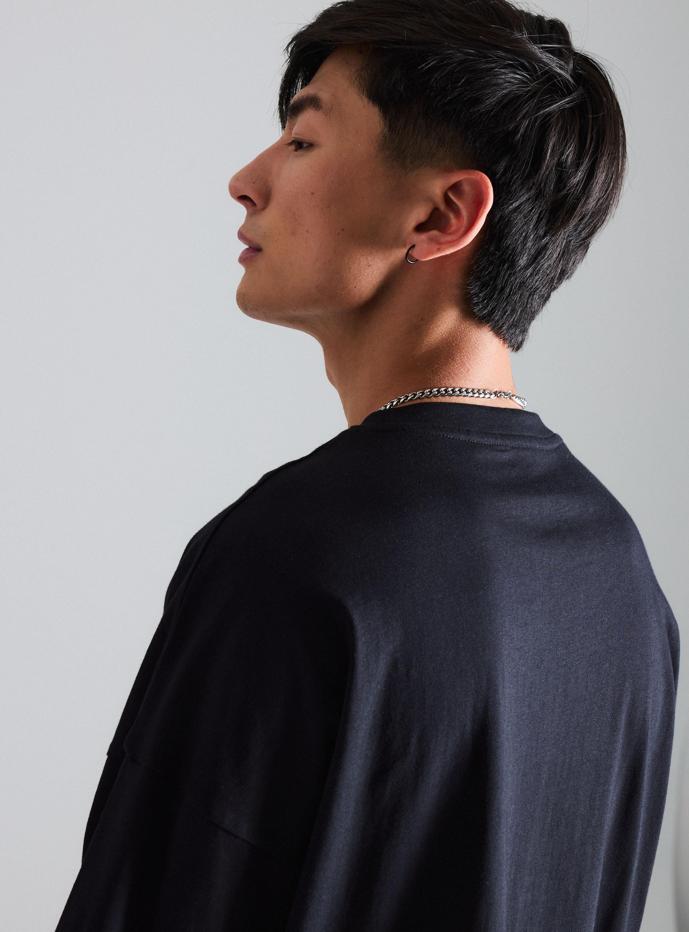 Polera Oversize Color Sólido-3