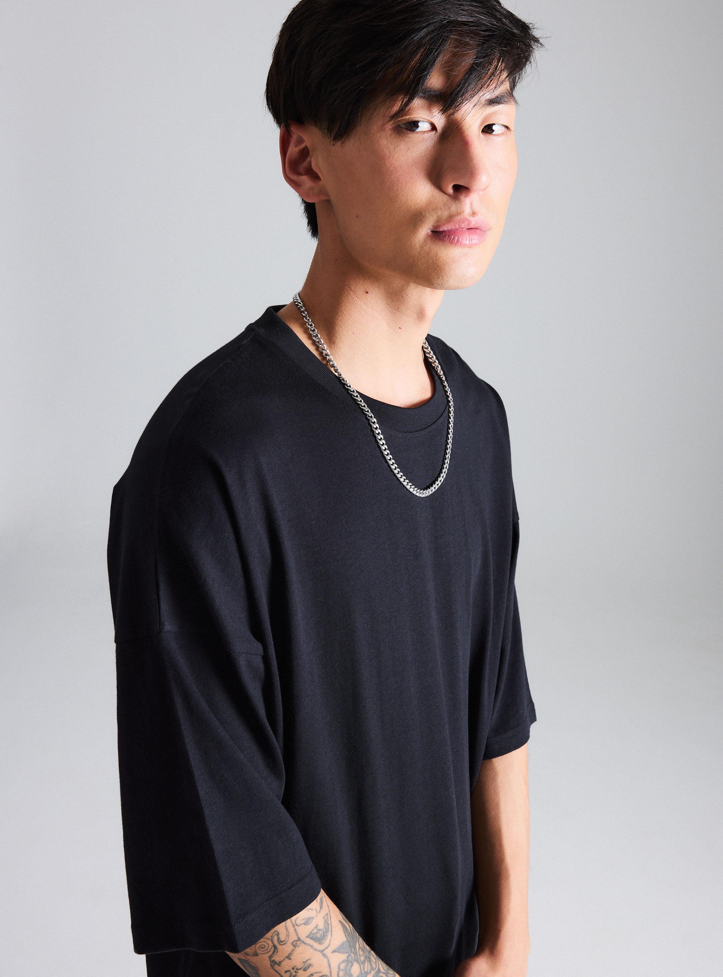 Polera Oversize Color Sólido-2